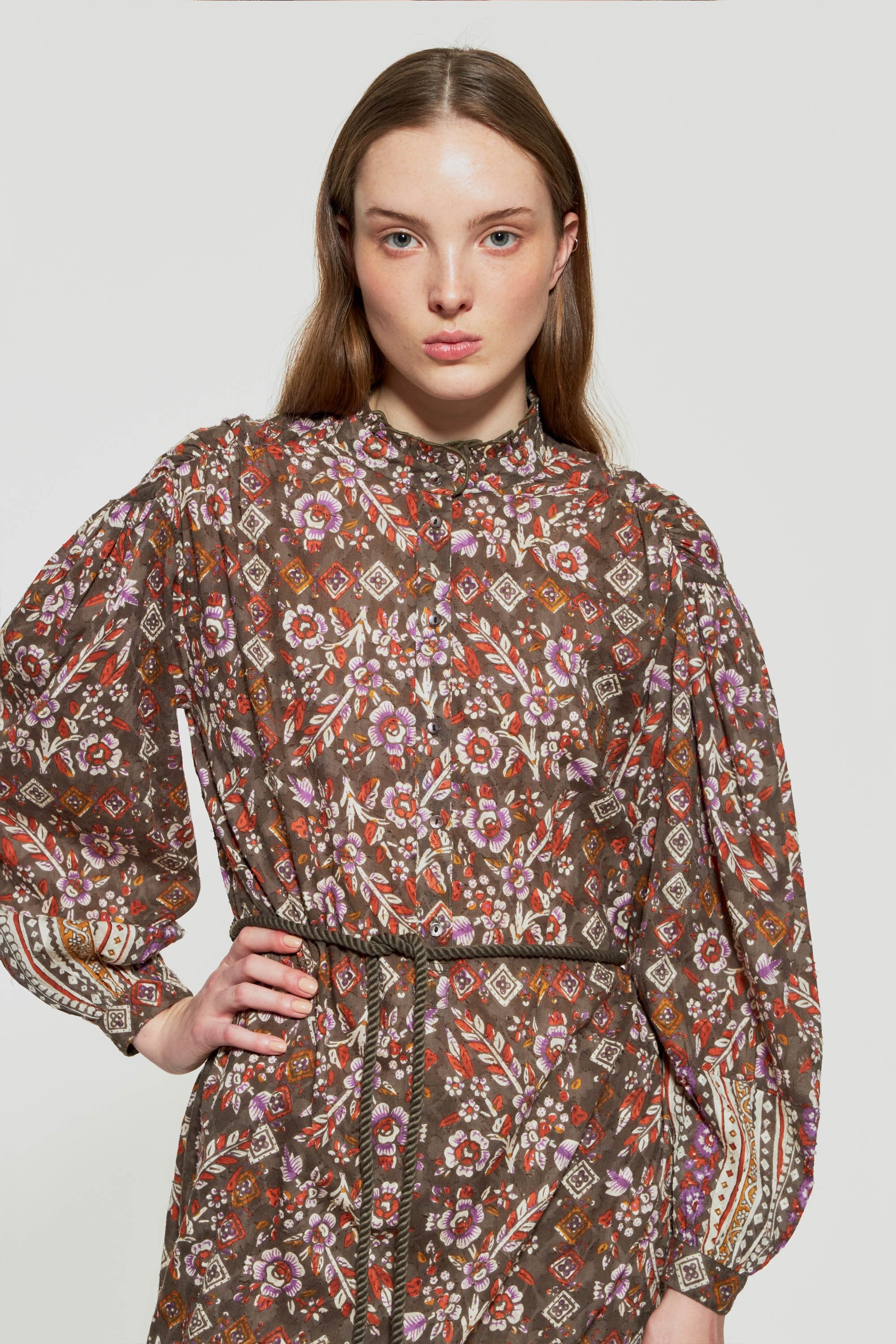 Floral print dress