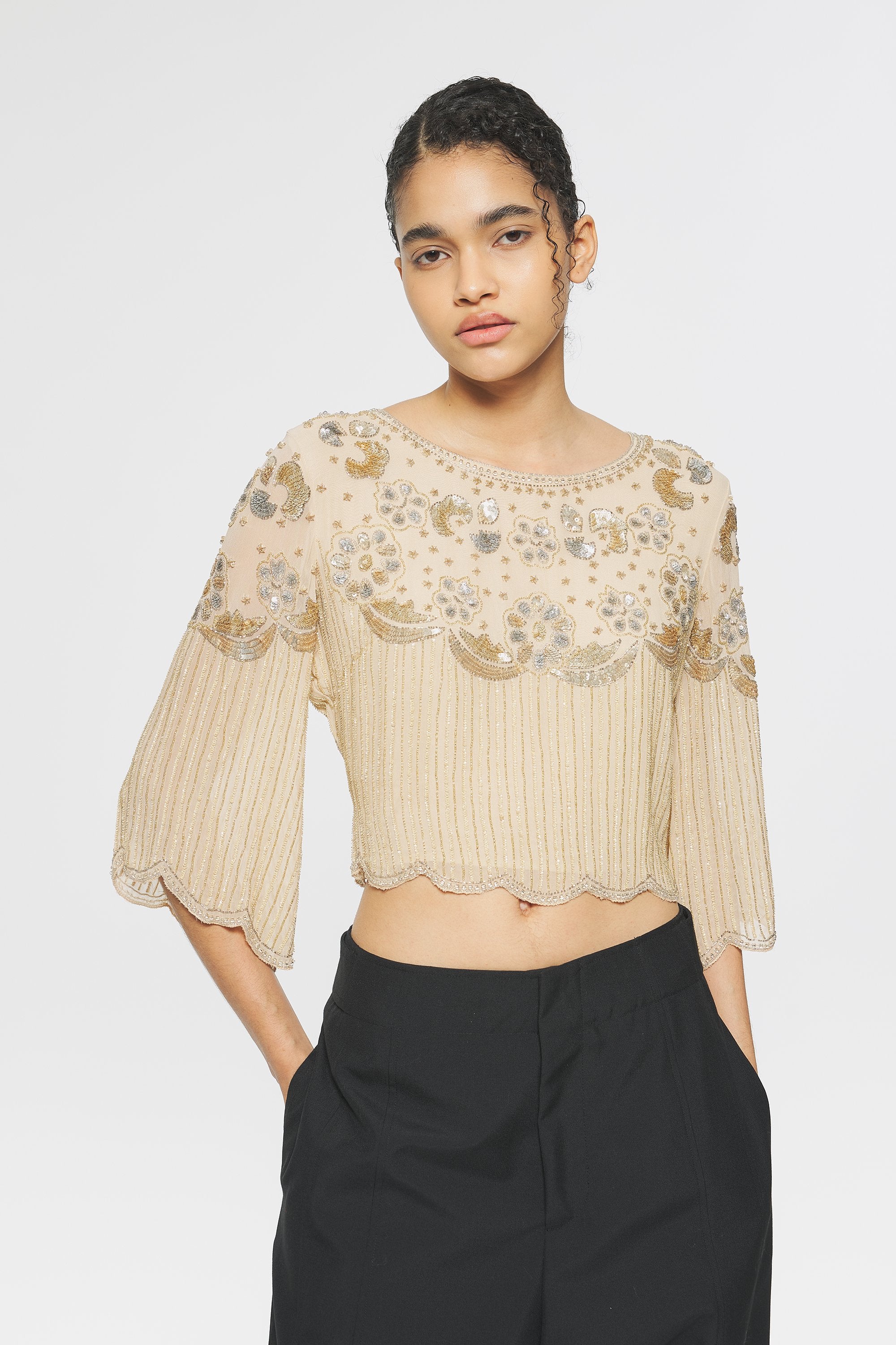 Top à sequins Gadsby 