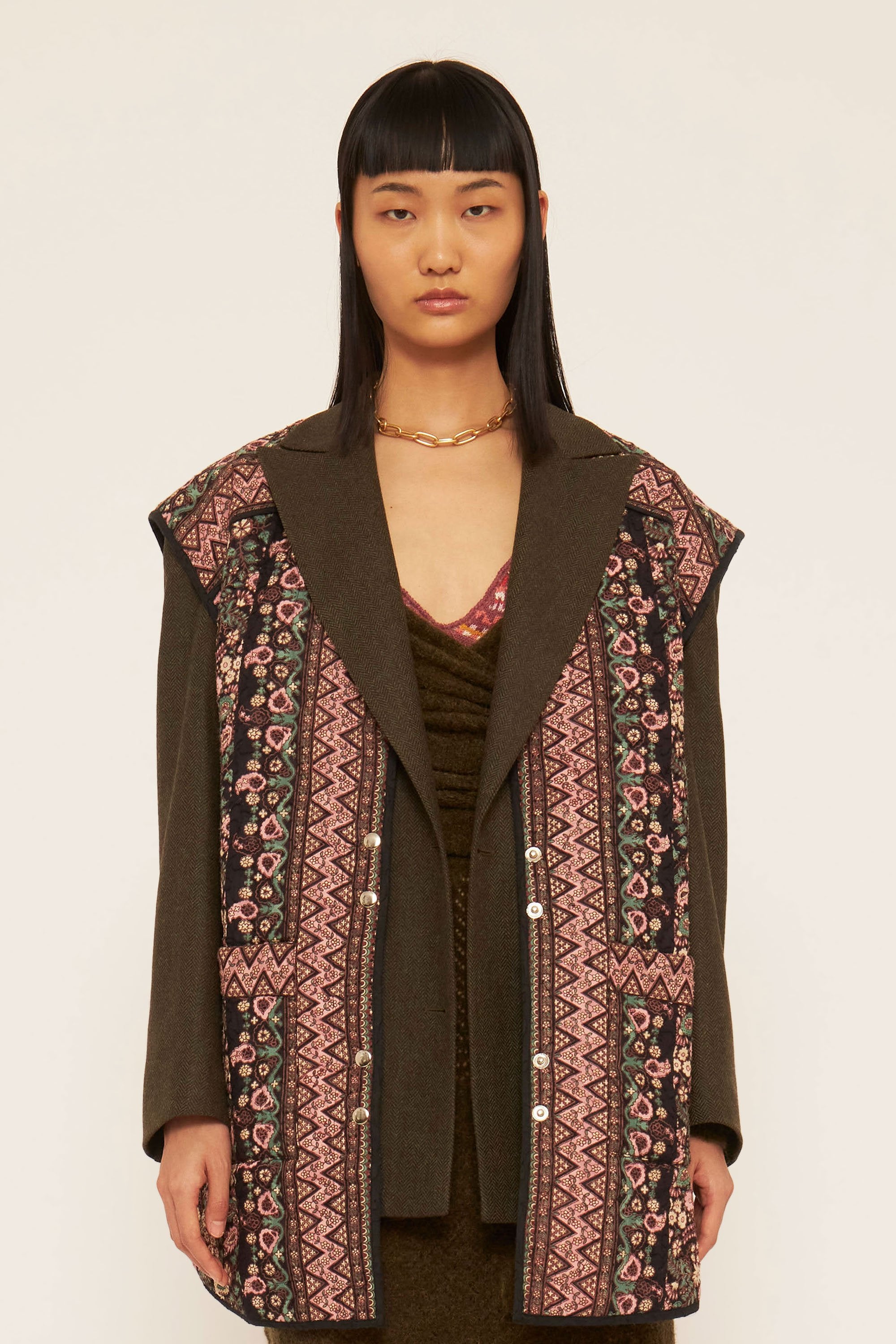 Helena sleeveless jacket