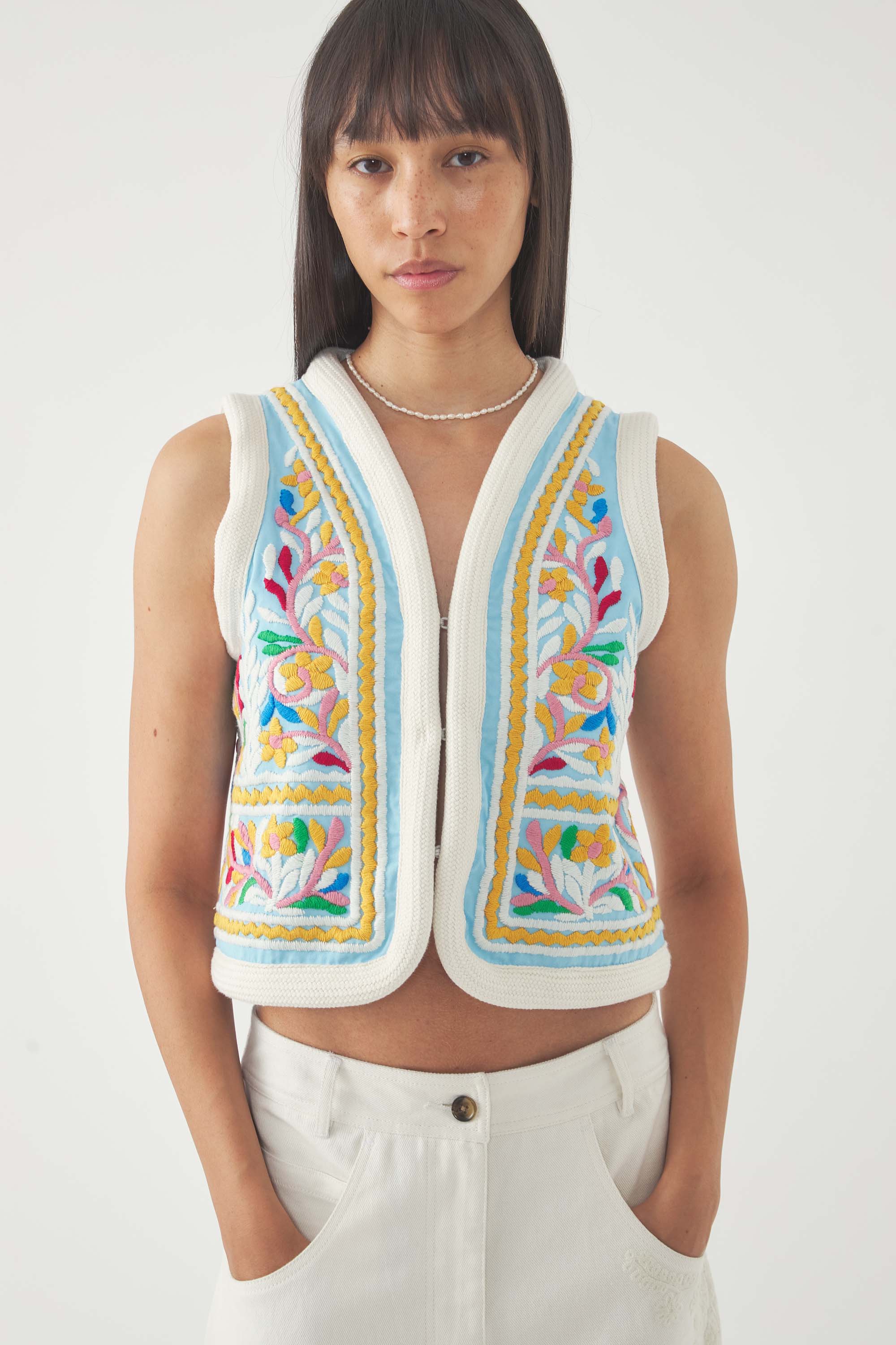 Embroidered Vest Hendrix