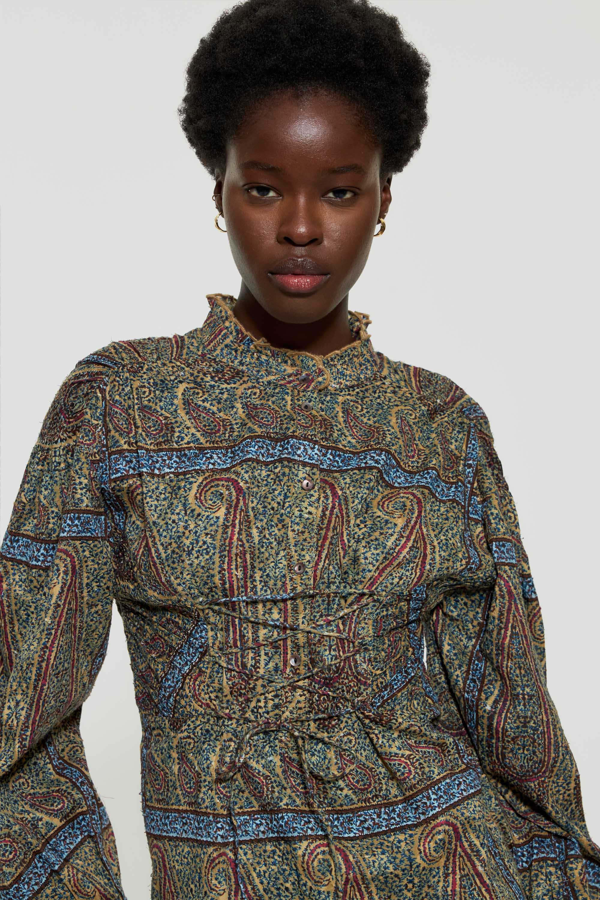 Blouse façon corset Hida