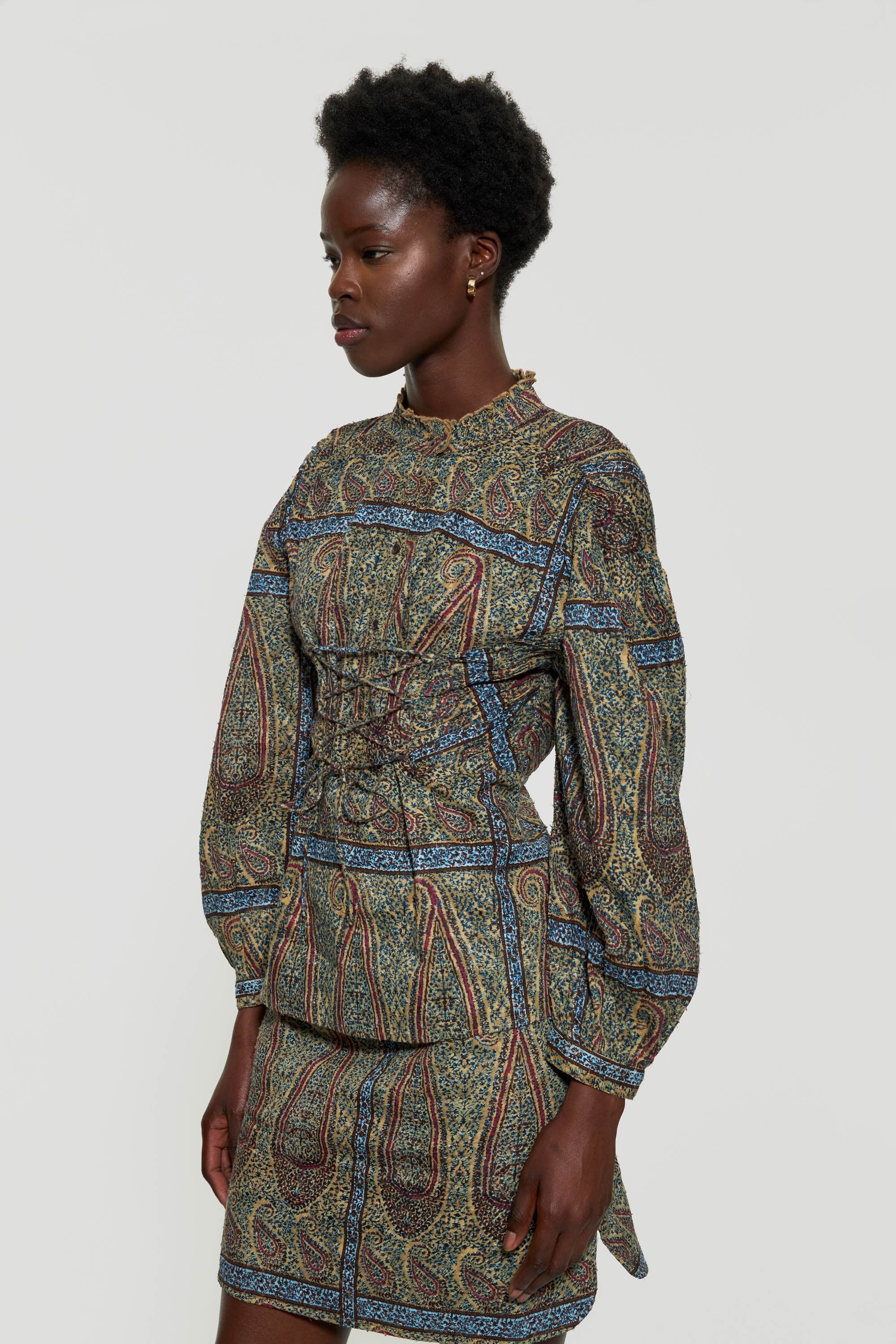 Blouse façon corset Hida