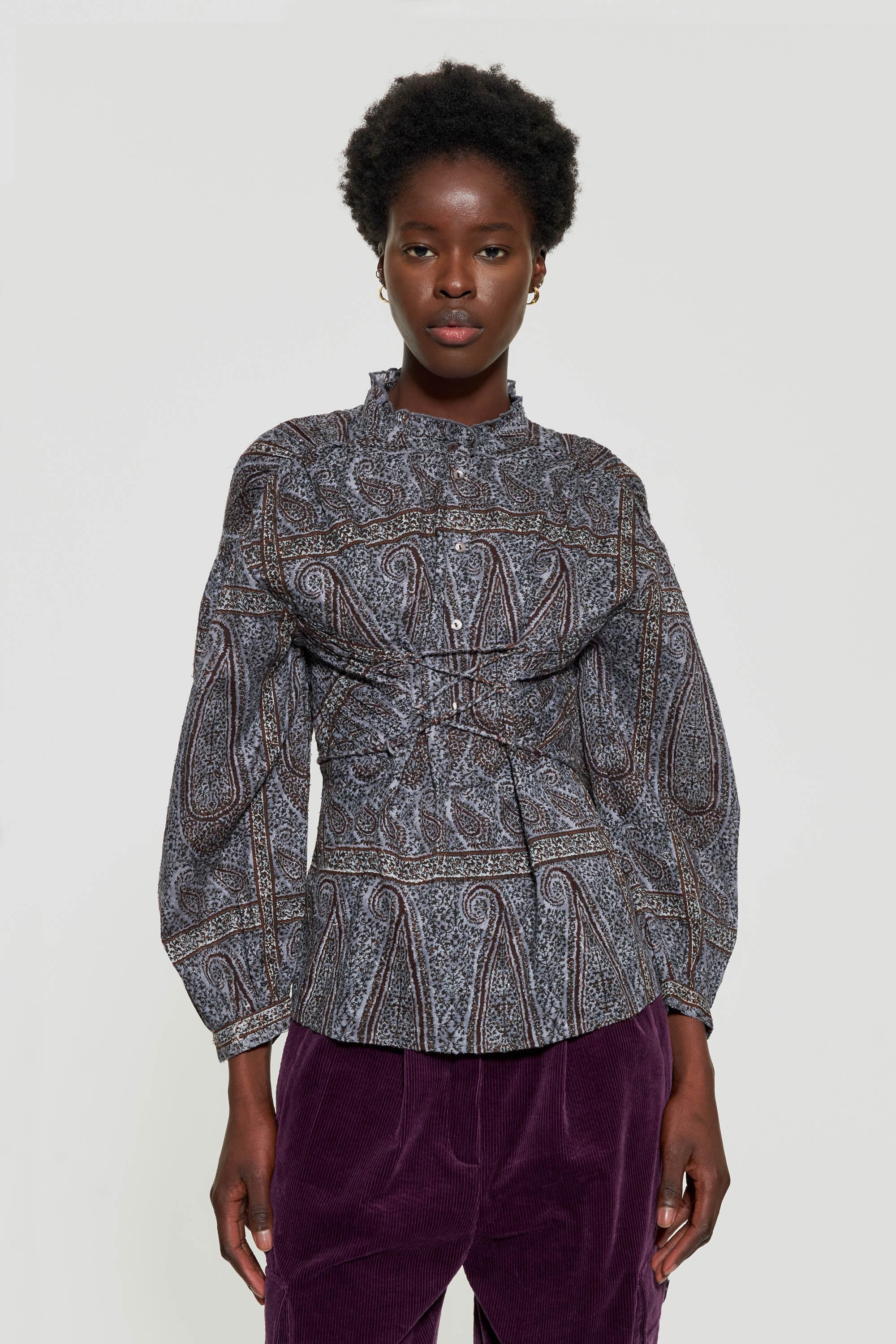 Blouse façon corset Hida