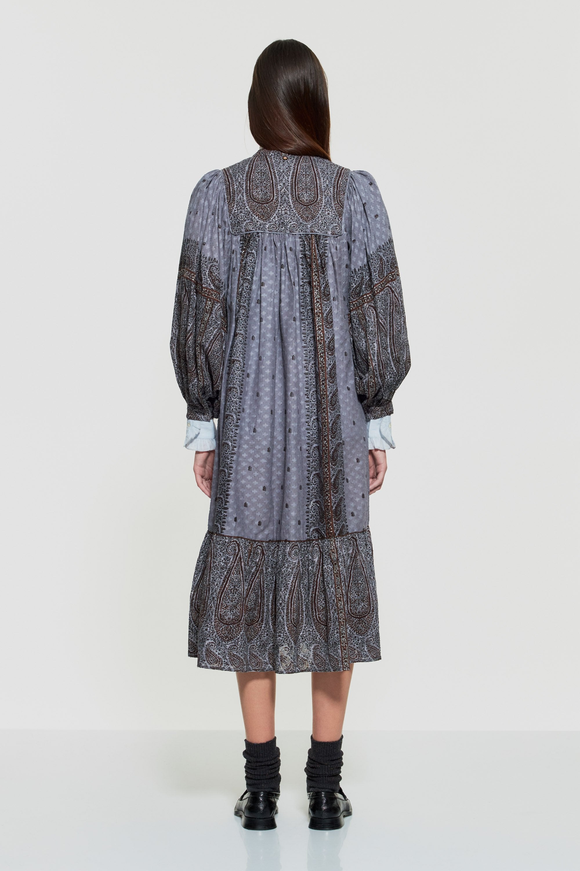 Bedrucktes Kleid Hida