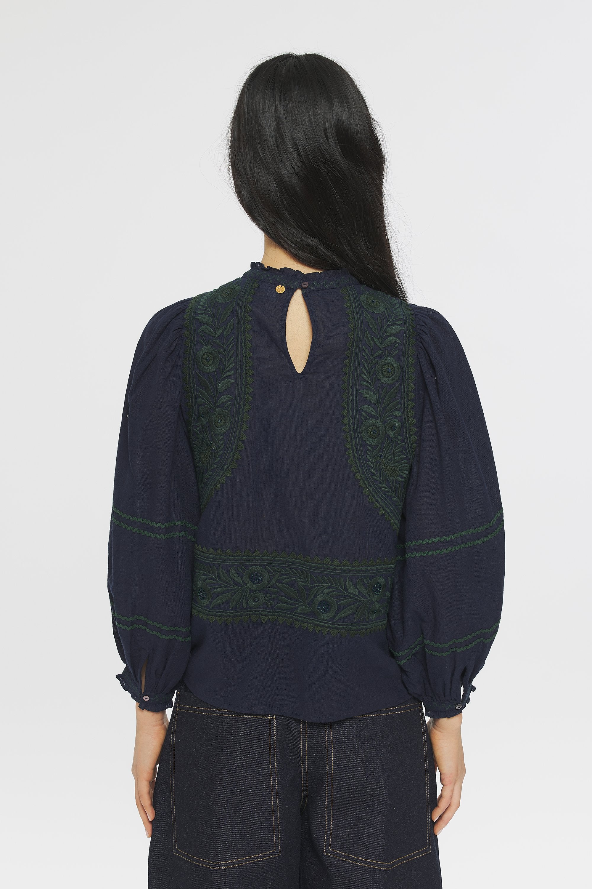 Blouse brodée Hugarian