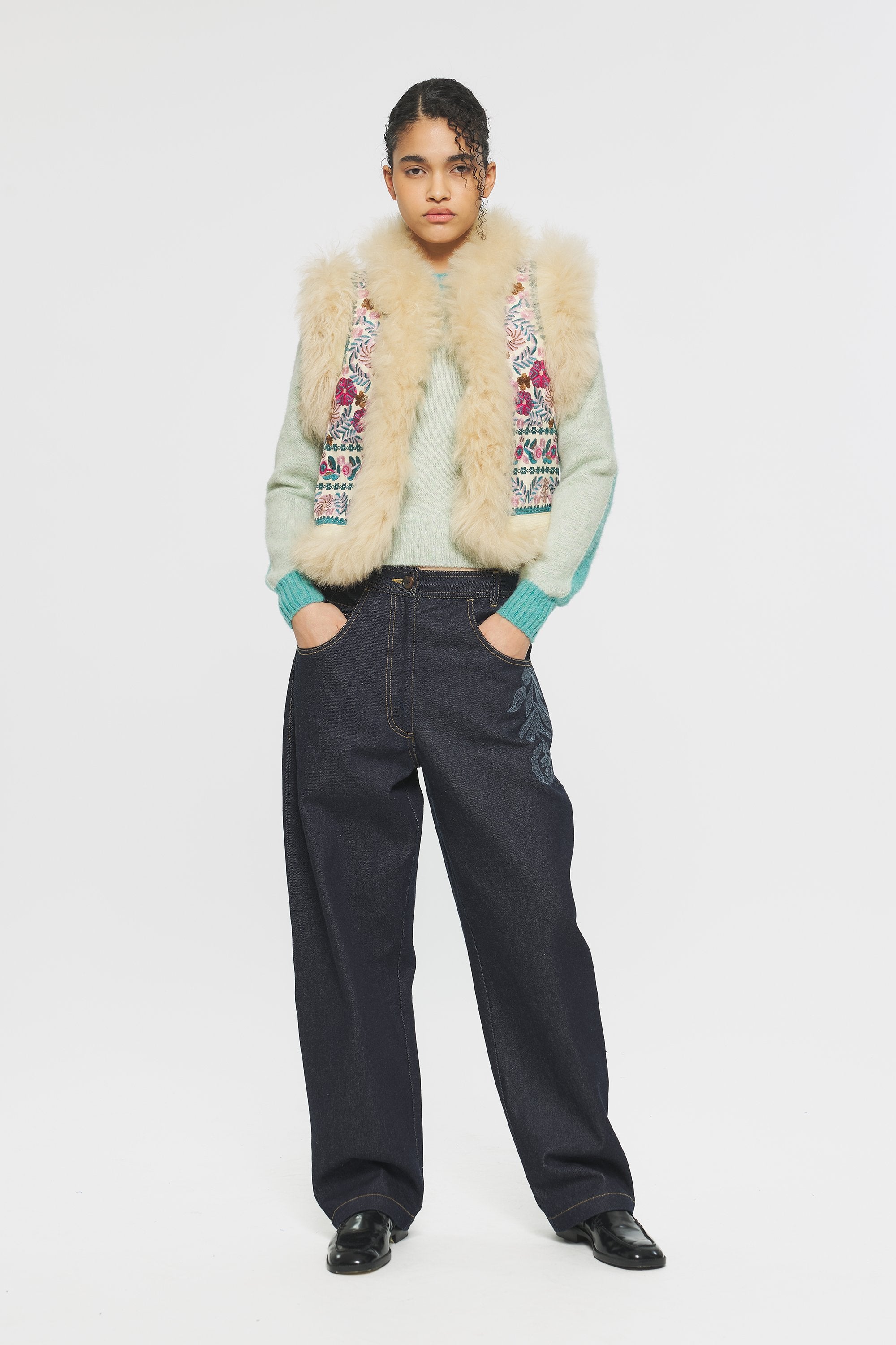 Gilet brodé Huguet
