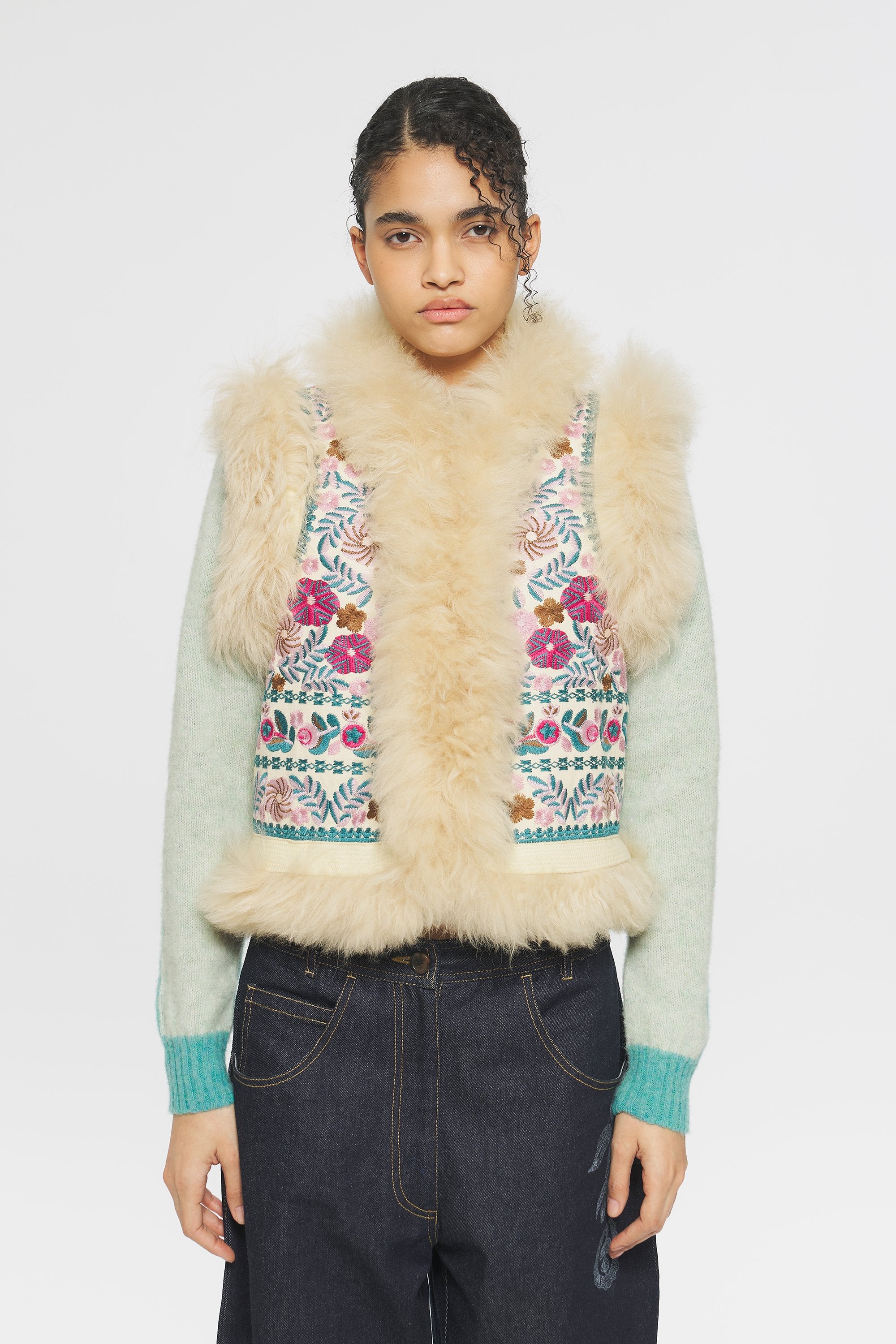 Gilet brodé Huguet