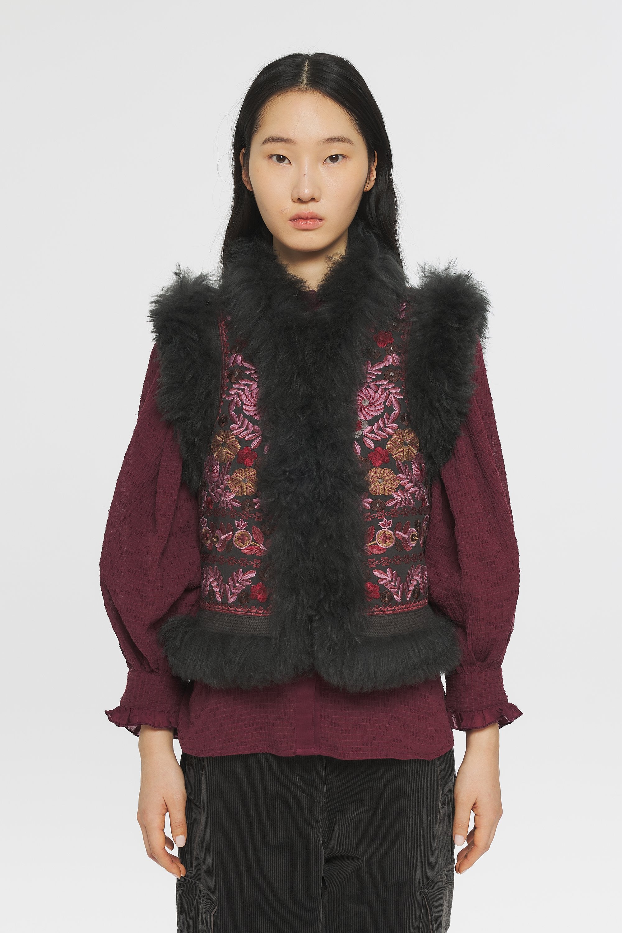 Gilet brodé Huguet