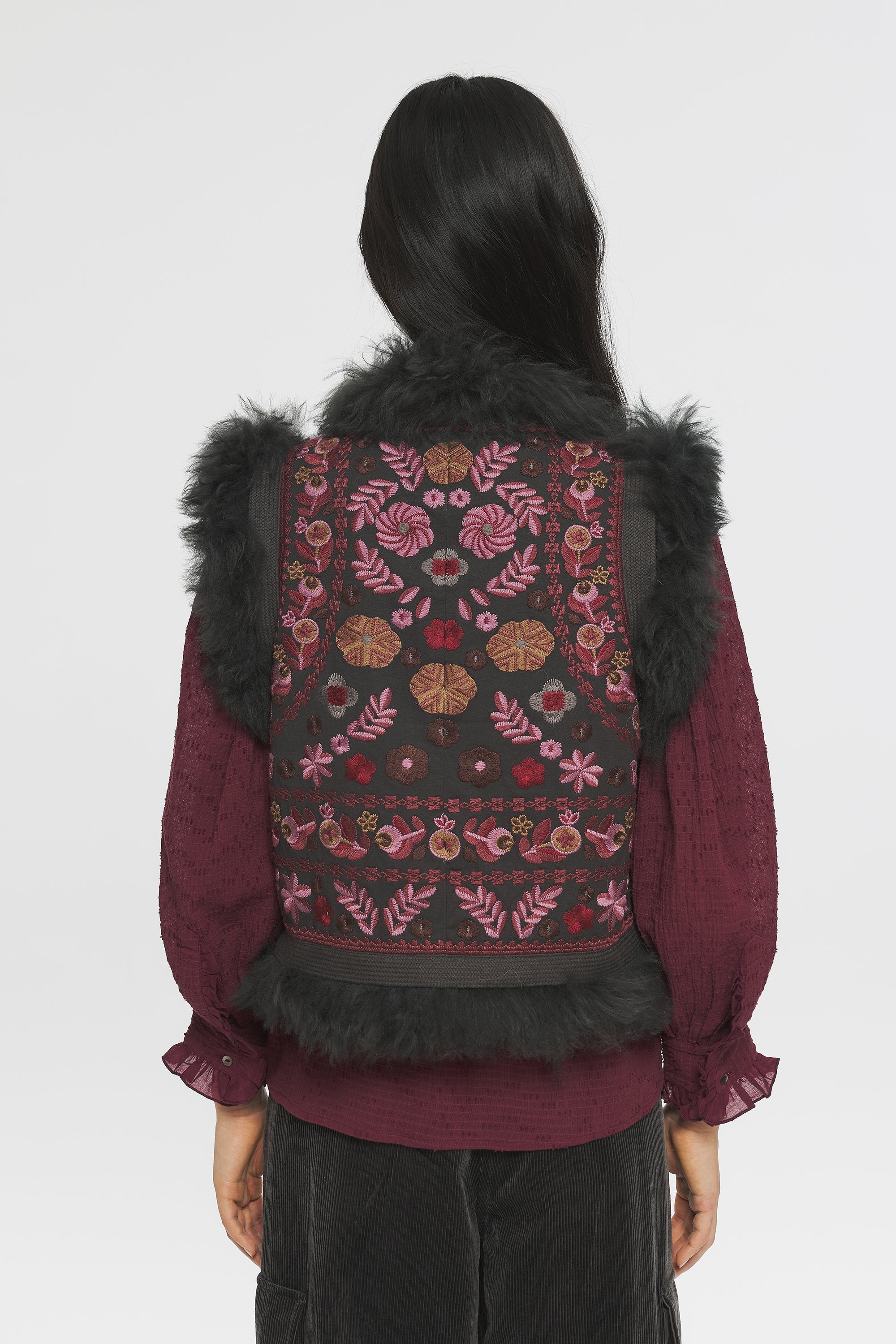 Gilet brodé Huguet