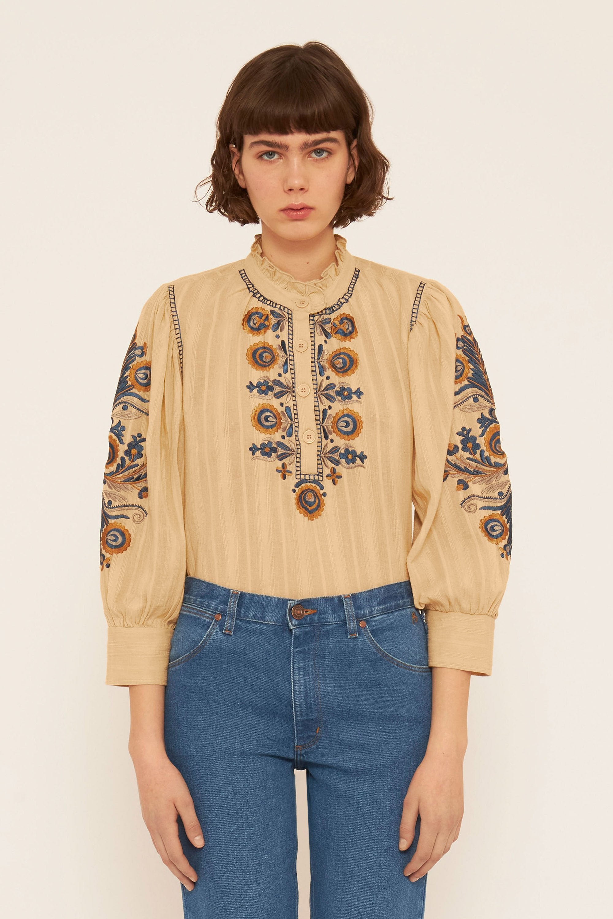 Blouse brodée Igor