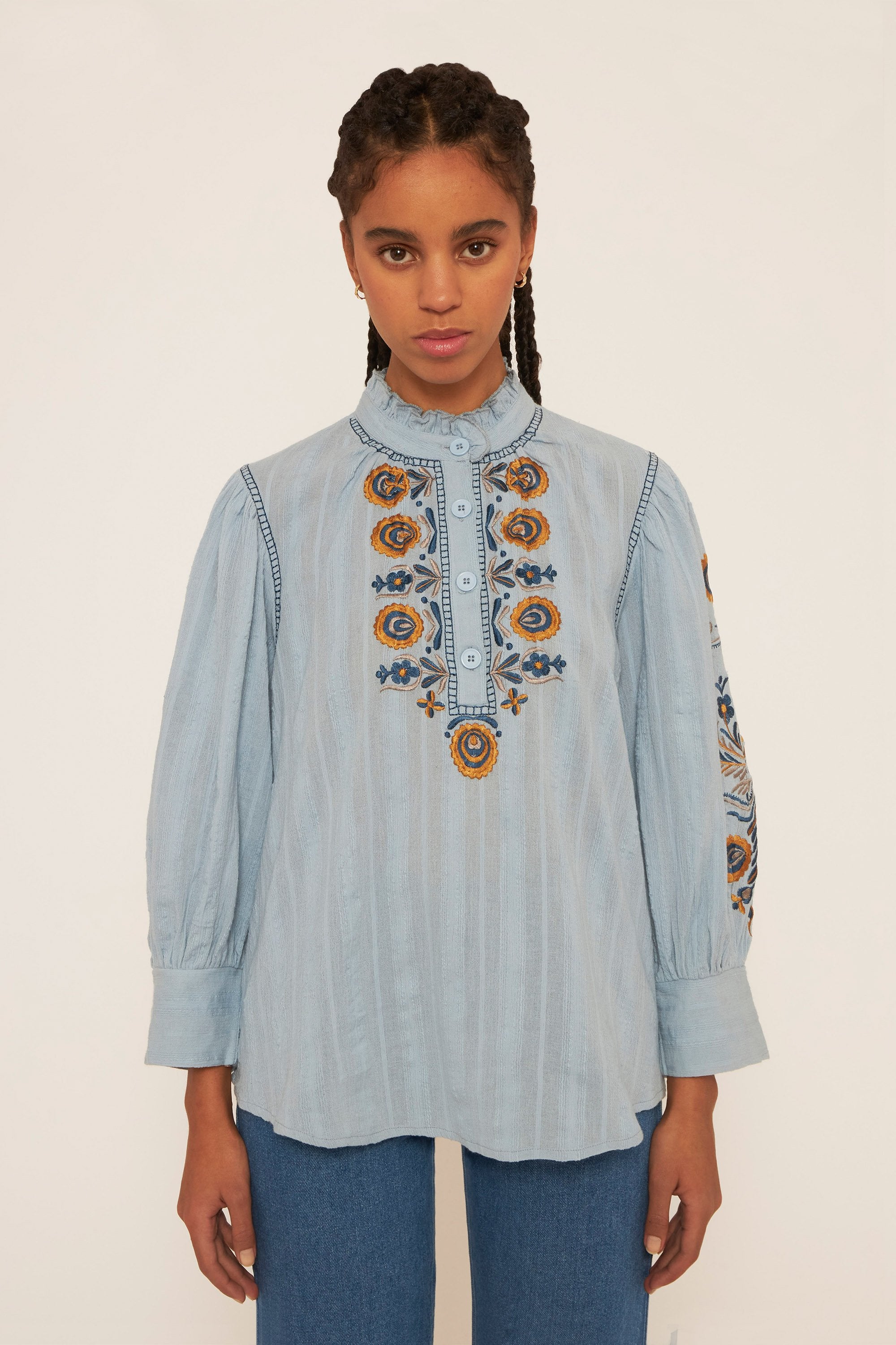 Blouse brodée Igor