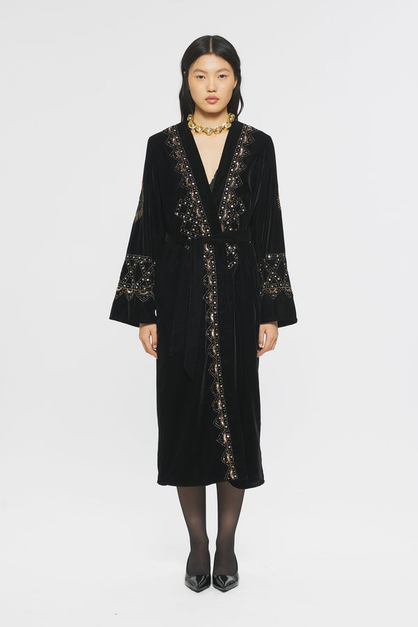 Cappotto con paillettes Illuminati