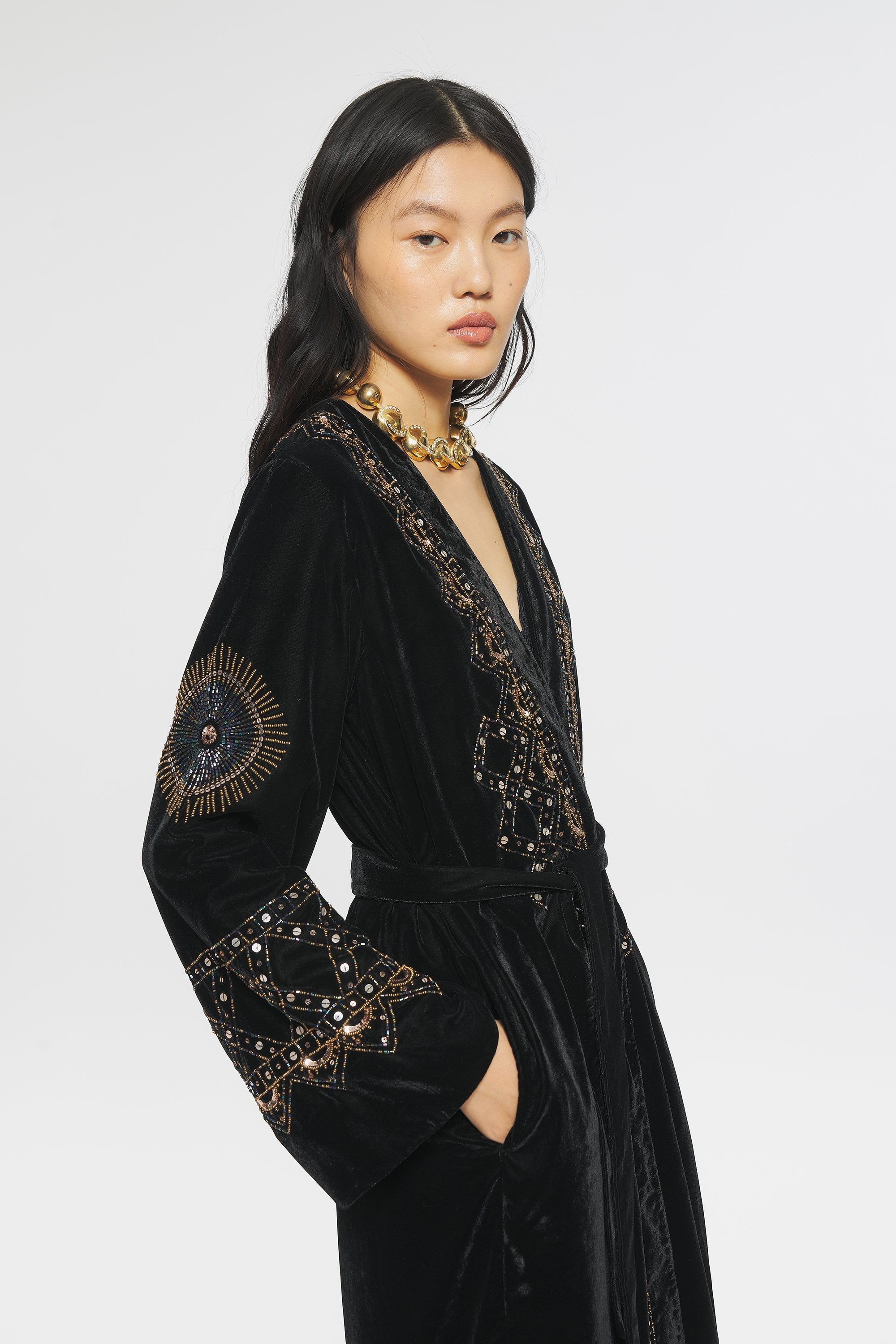 Manteau à sequins Illuminati