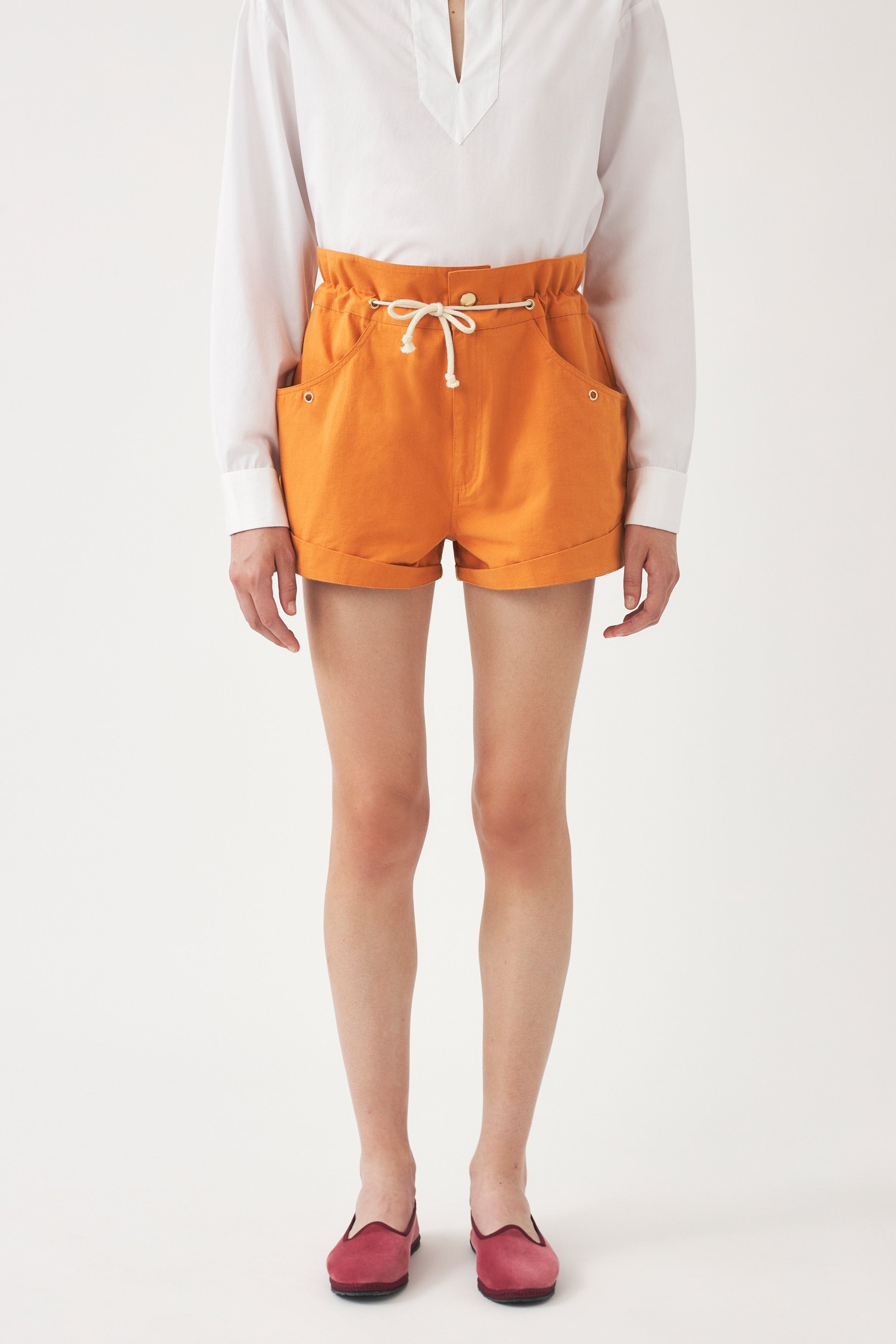 Short en toile de coton Kimi
