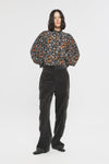 Leo bedrukte blouse