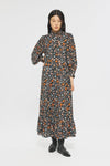 Leo Print maxi dress