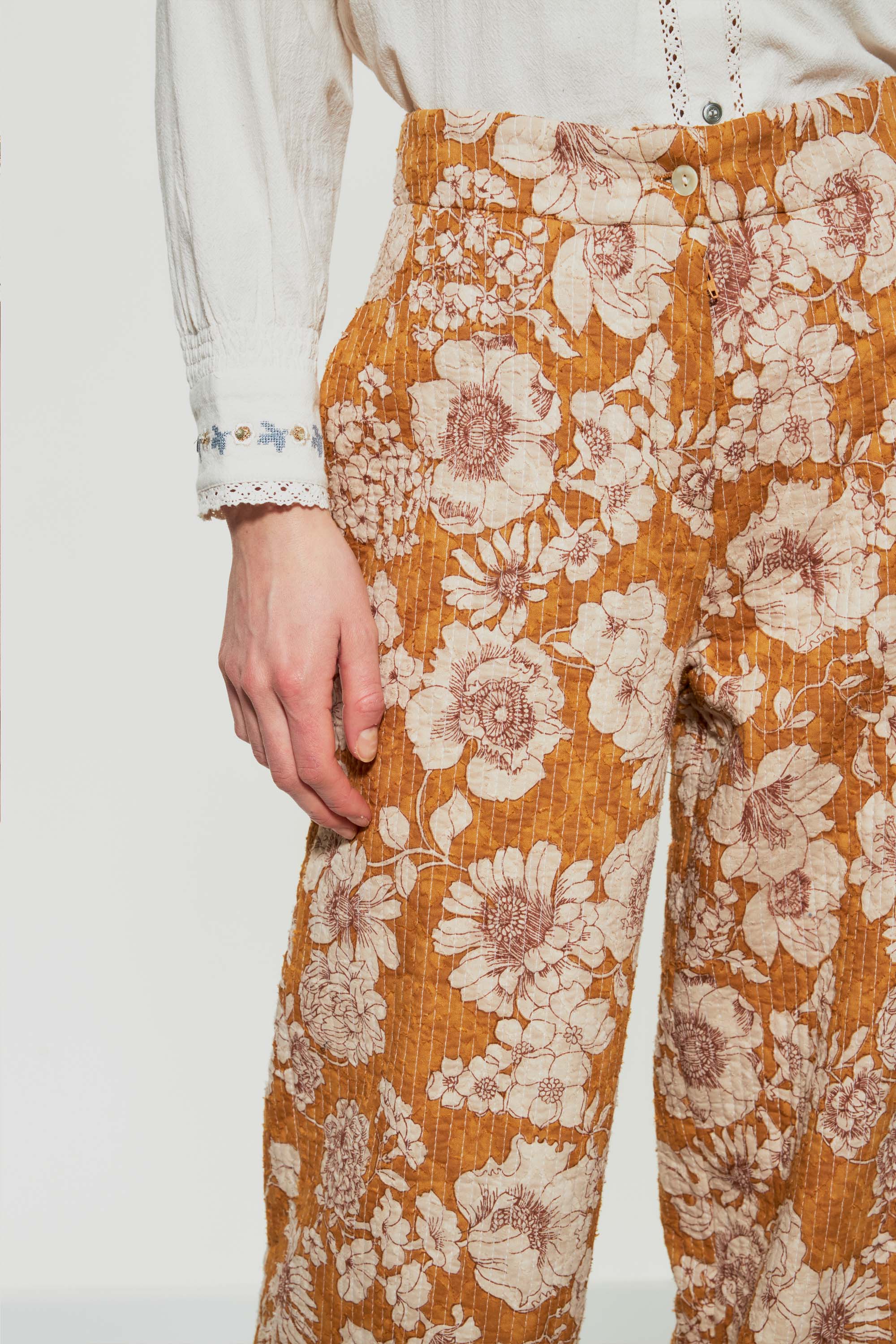 Leonie print trousers