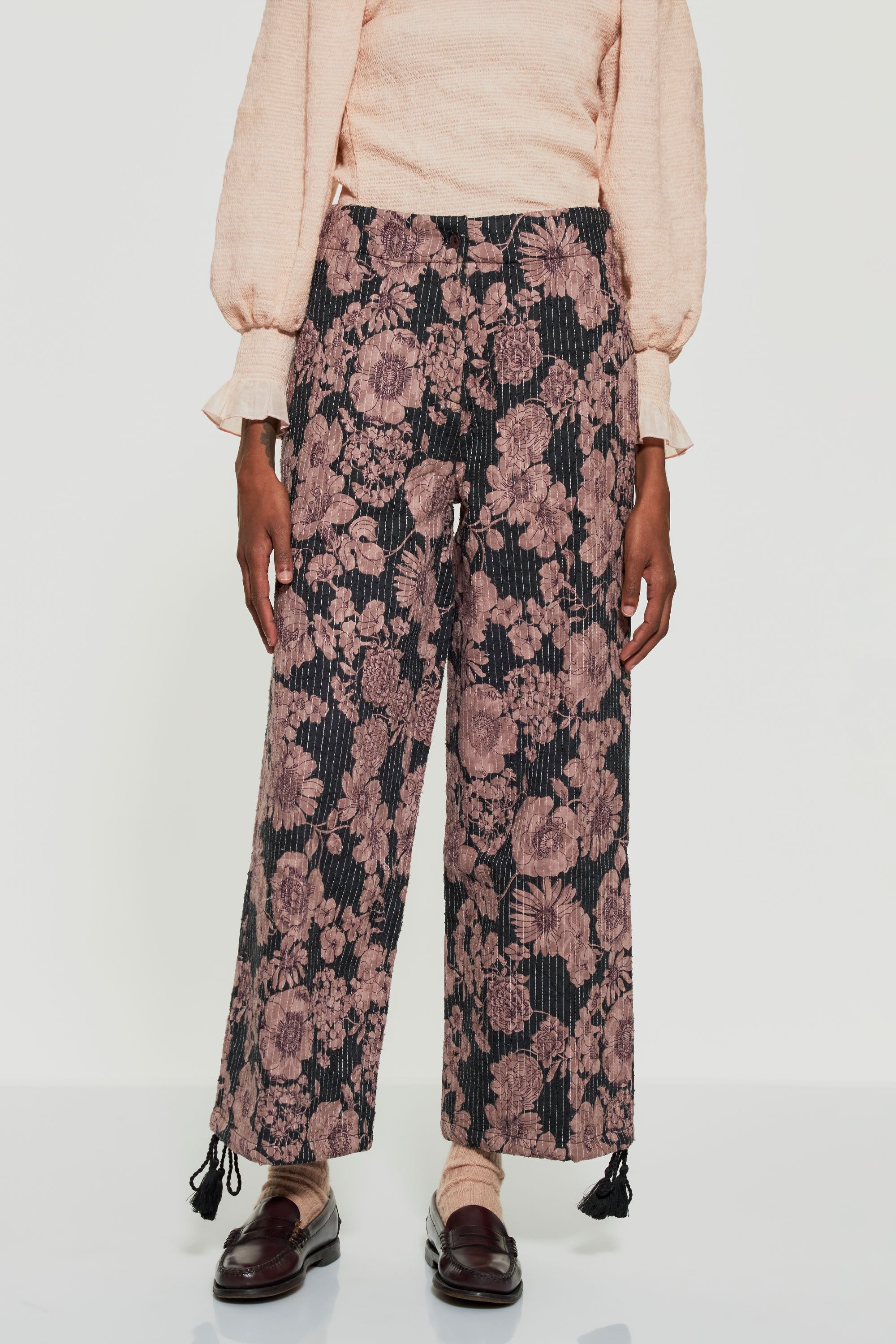 Leonie print trousers