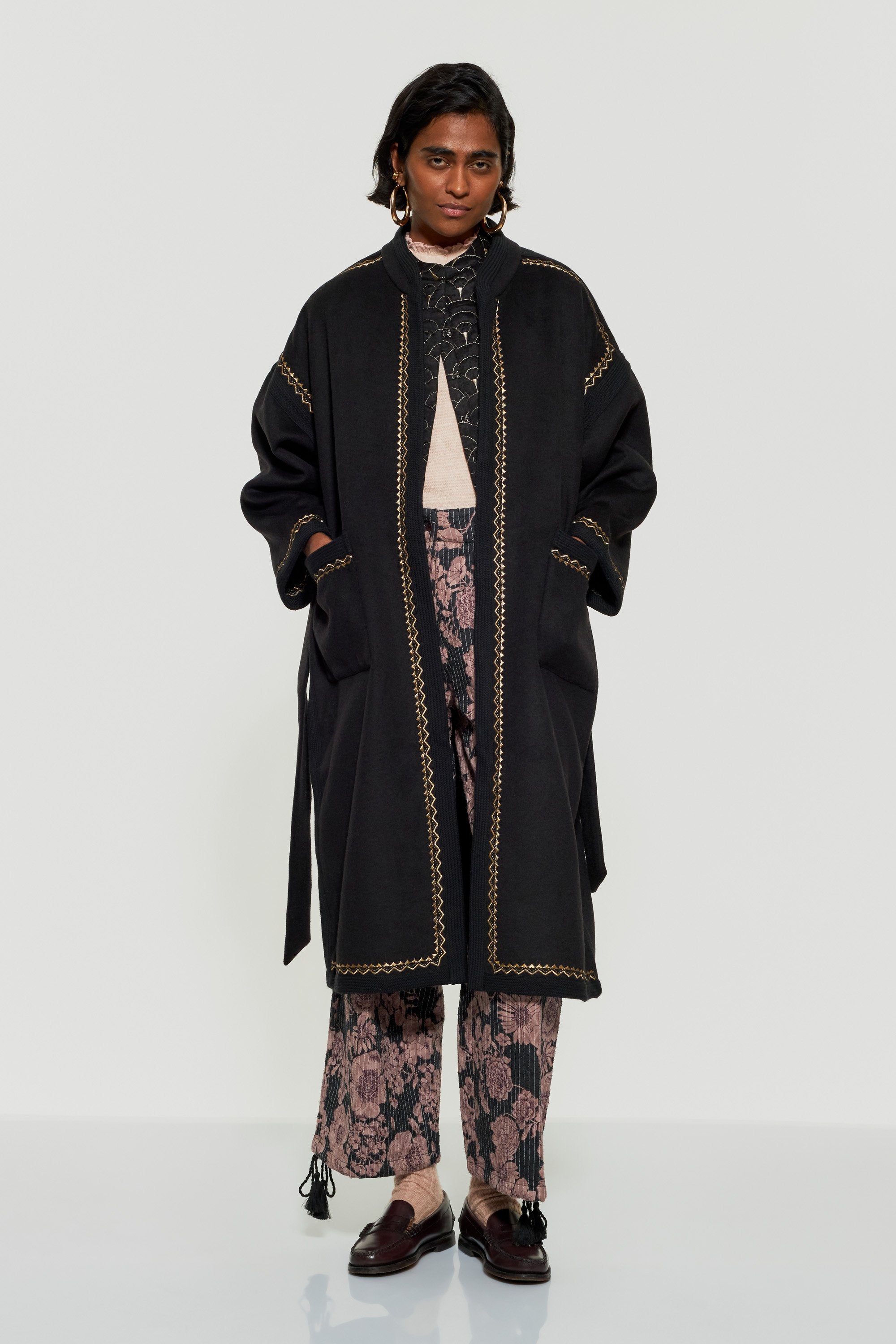 Leonie print trousers