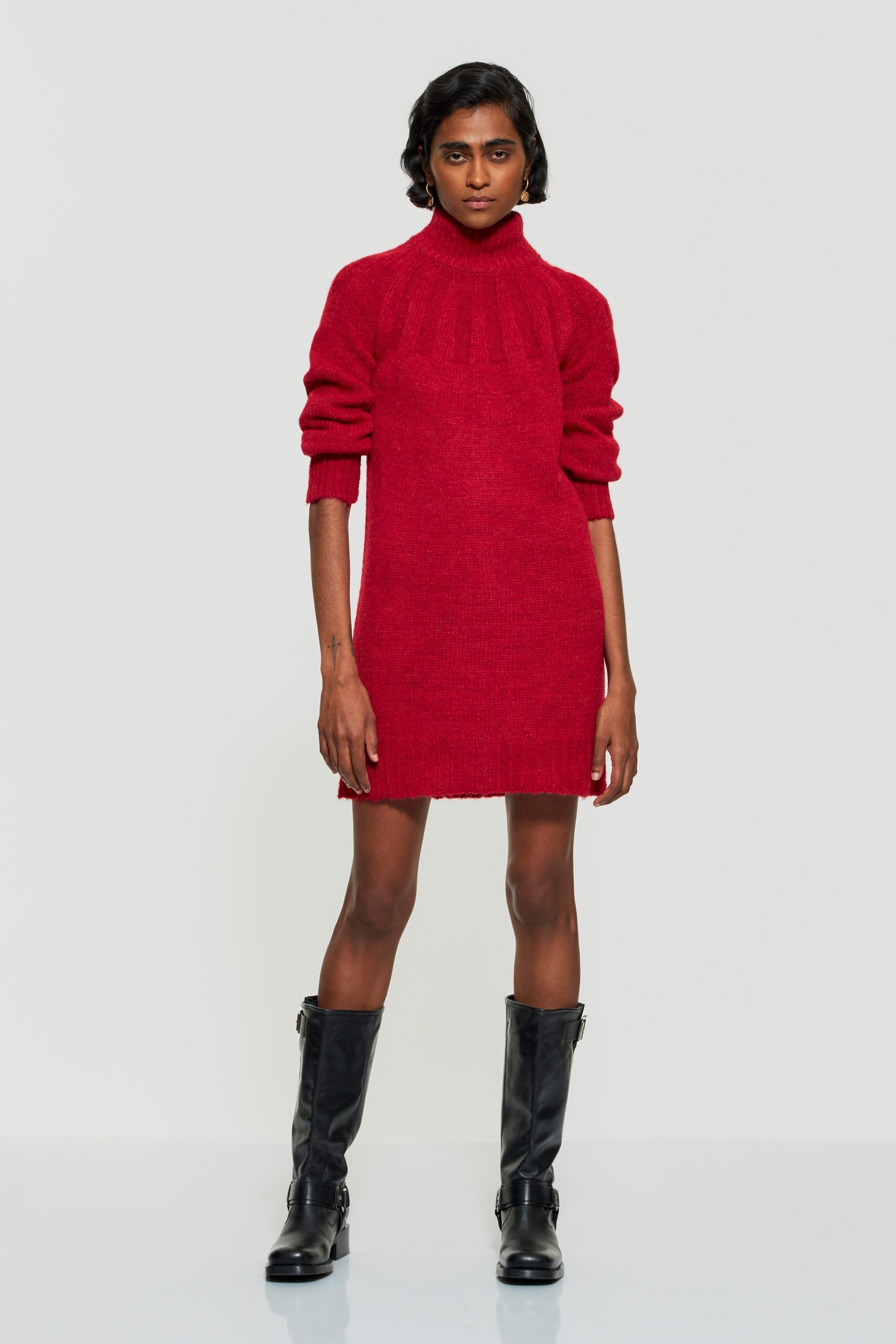 Lulu alpaca wool dress