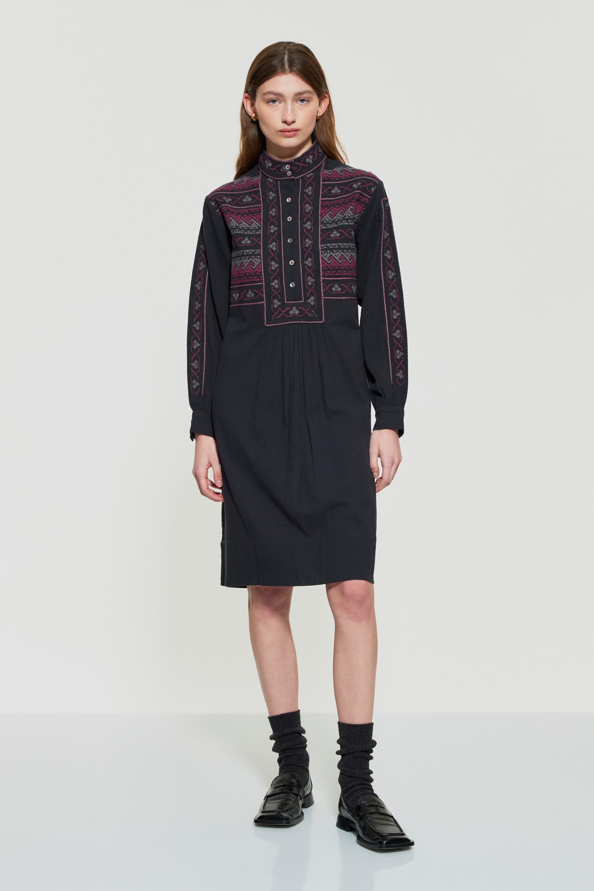 Luna embroidered dress