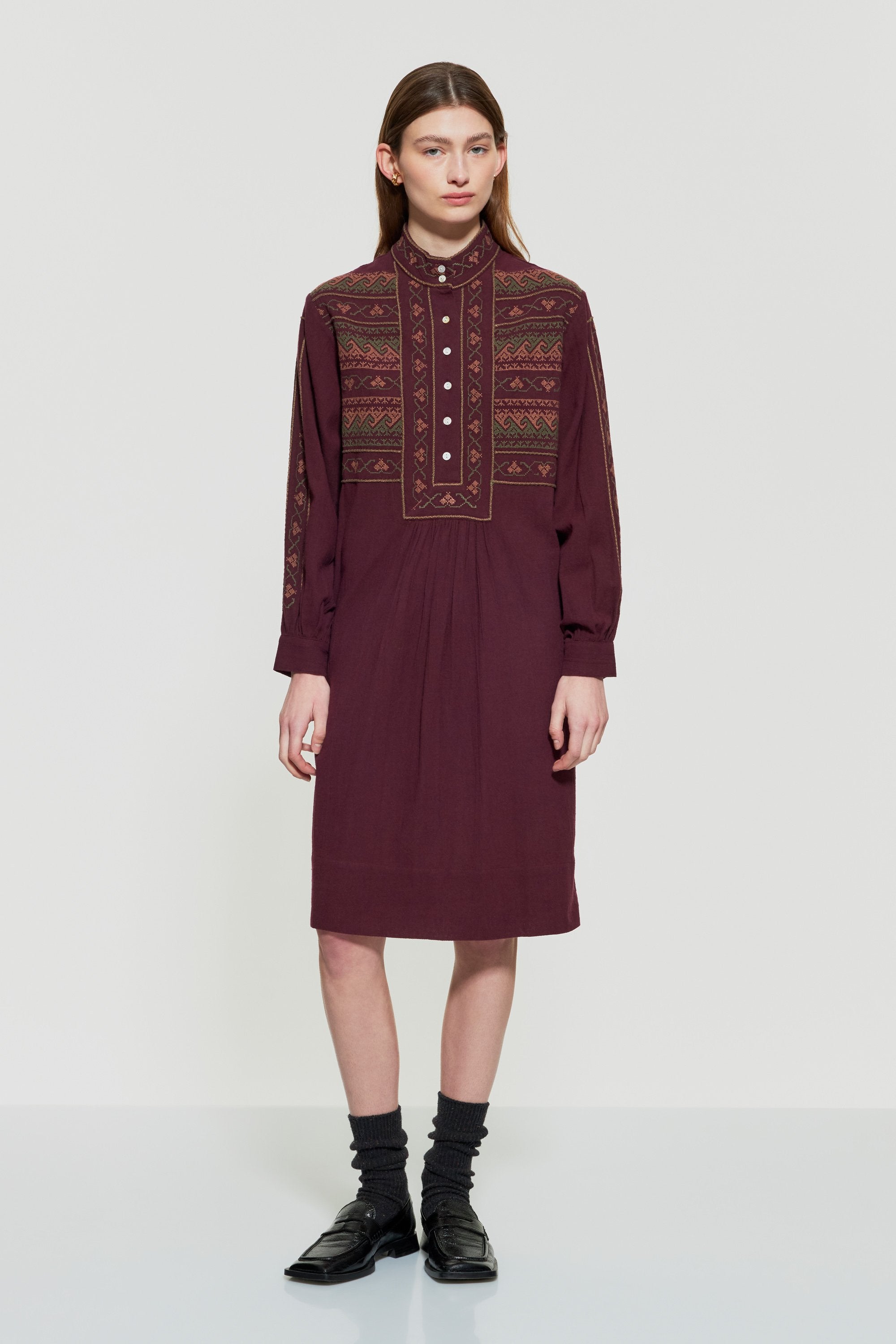 Luna embroidered dress