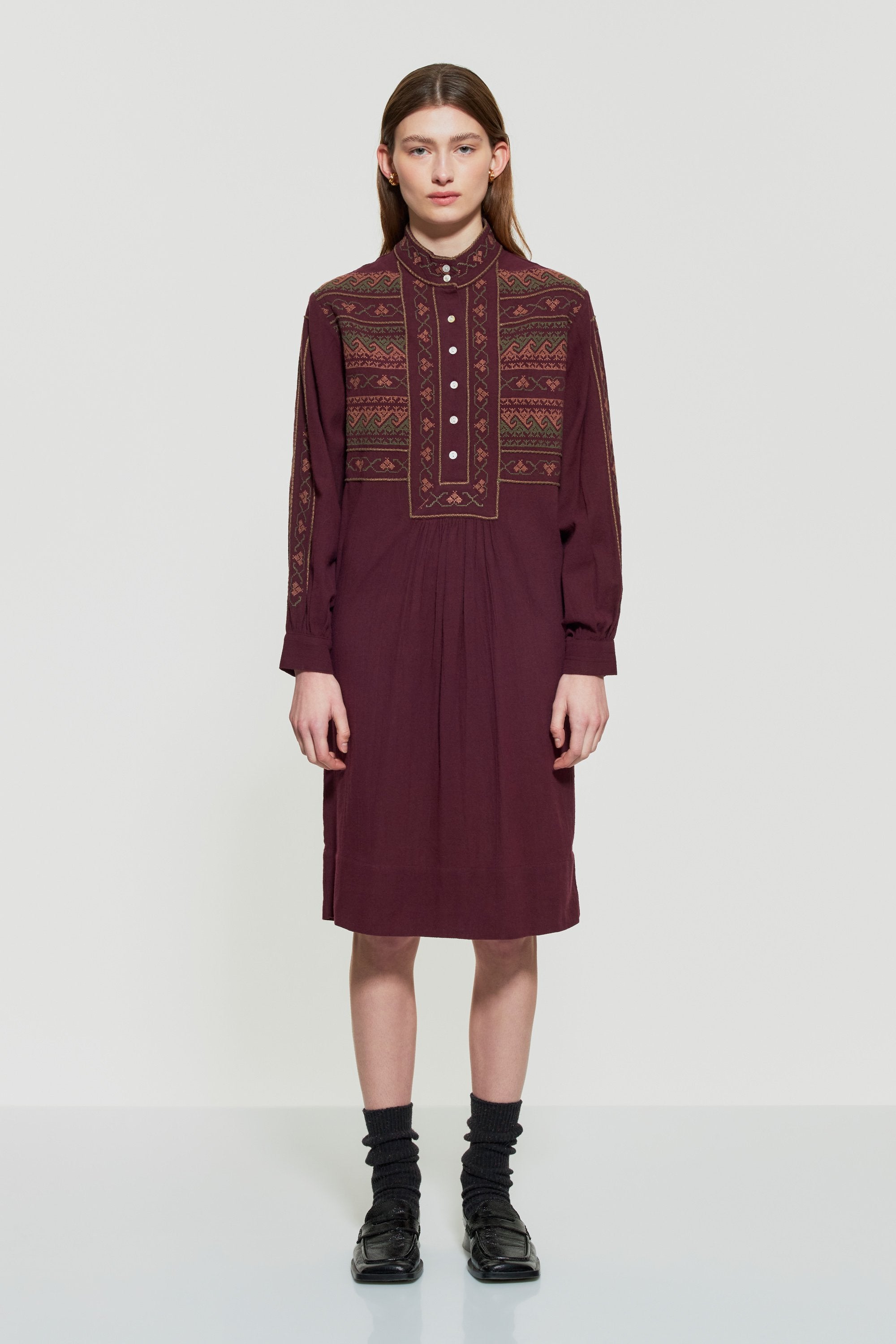 Luna embroidered dress