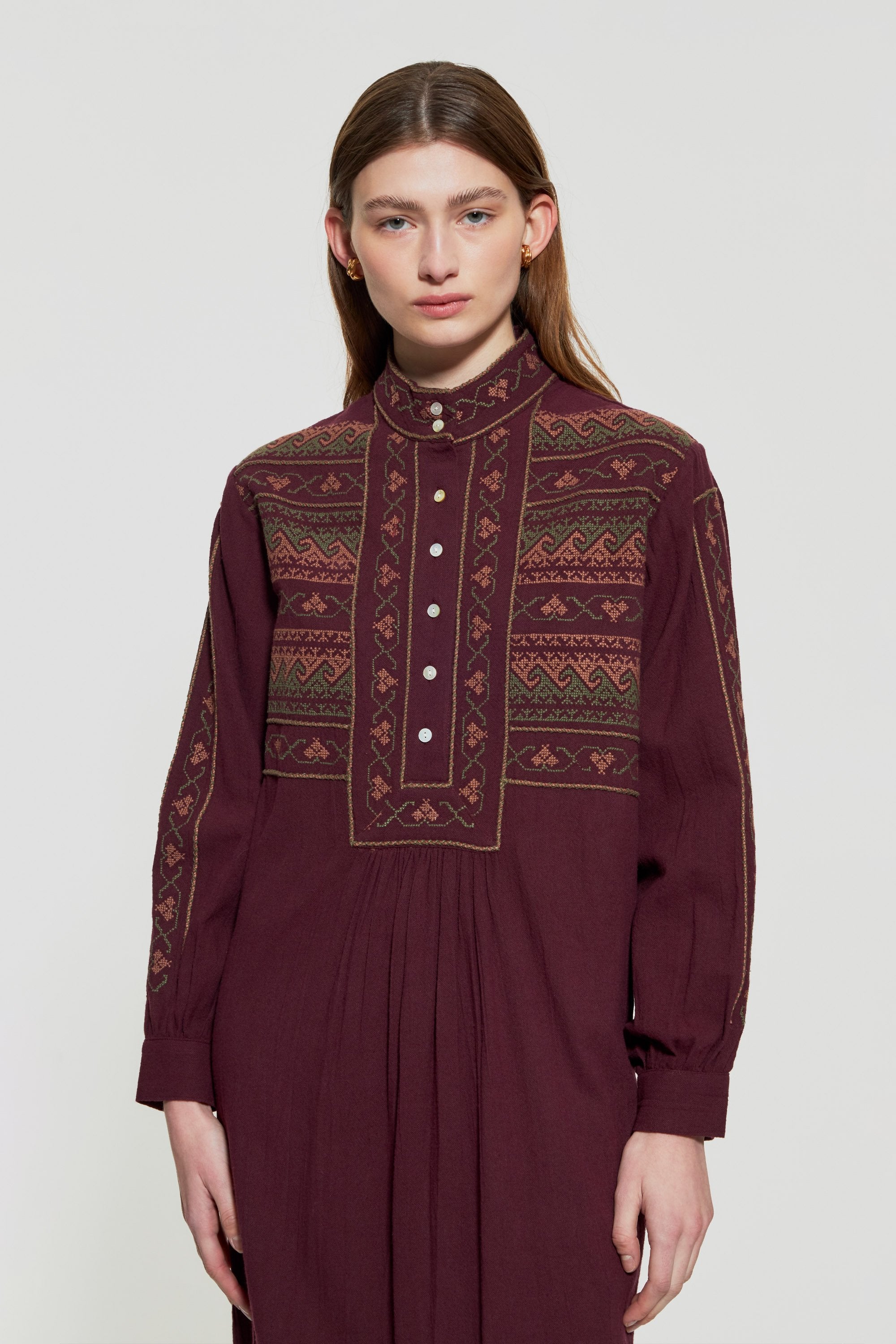 Luna embroidered dress
