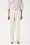Hand-embroidered trousers Mael