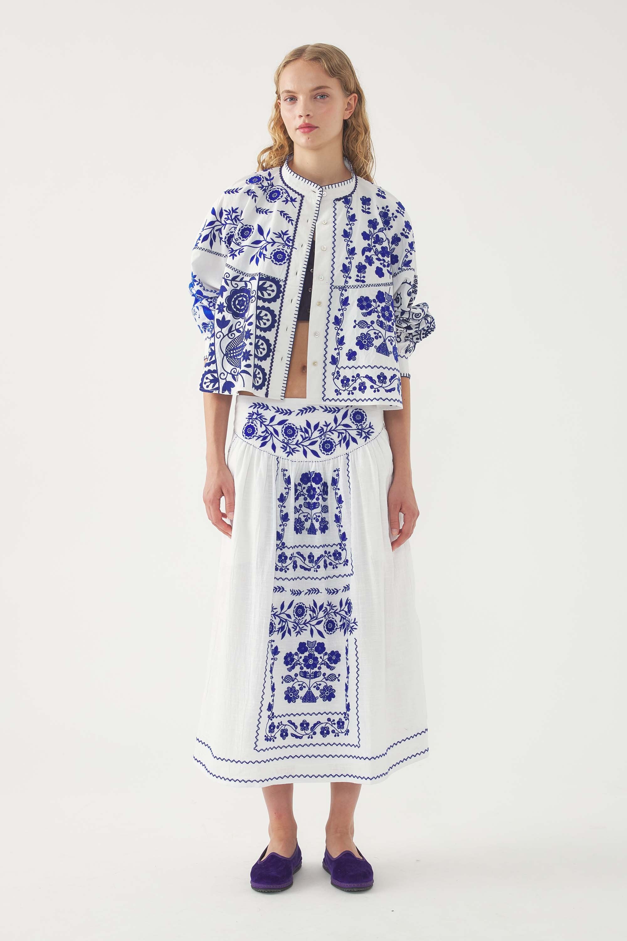 Blusa ricamata Mamie