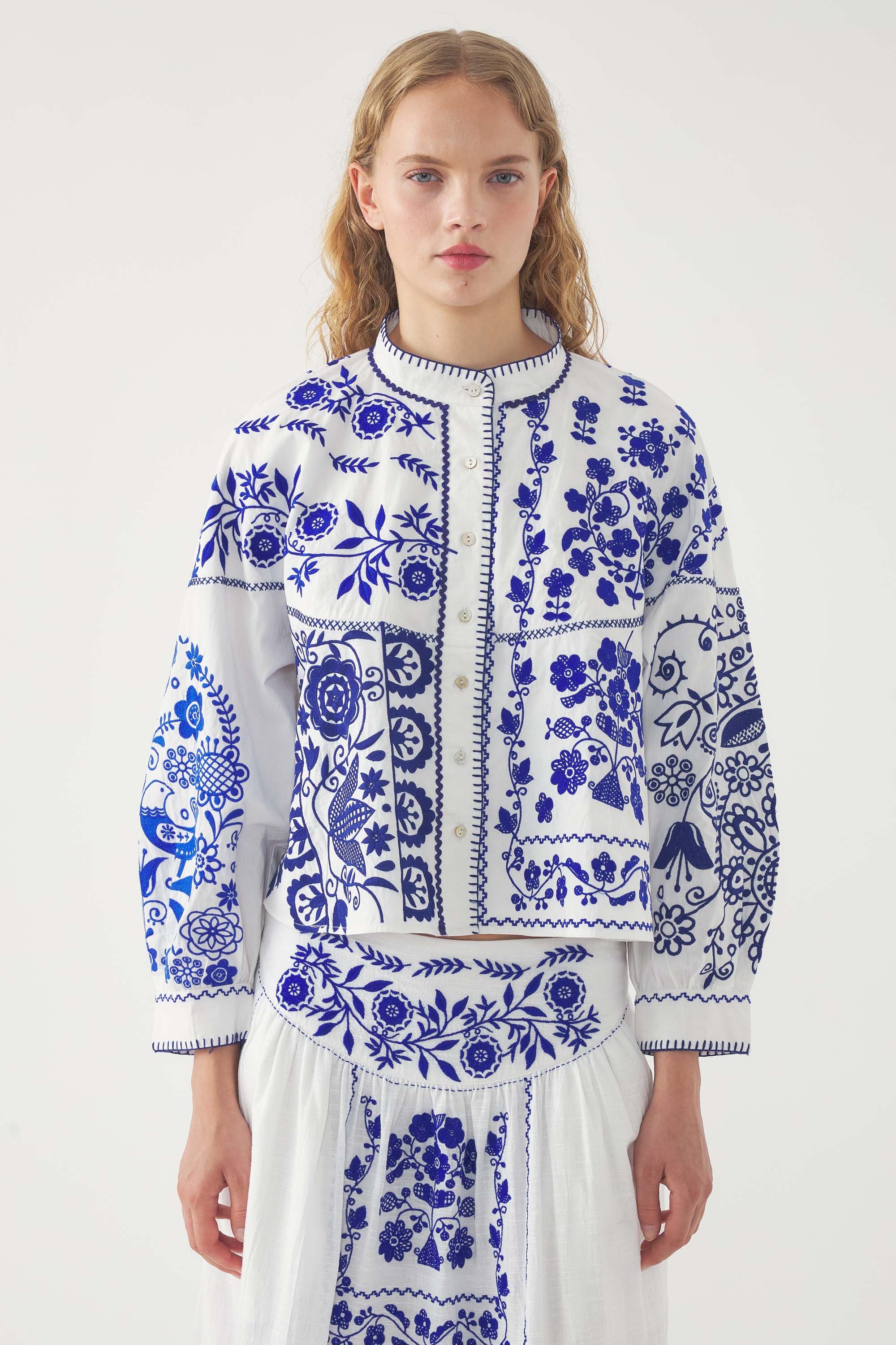 Blusa ricamata Mamie