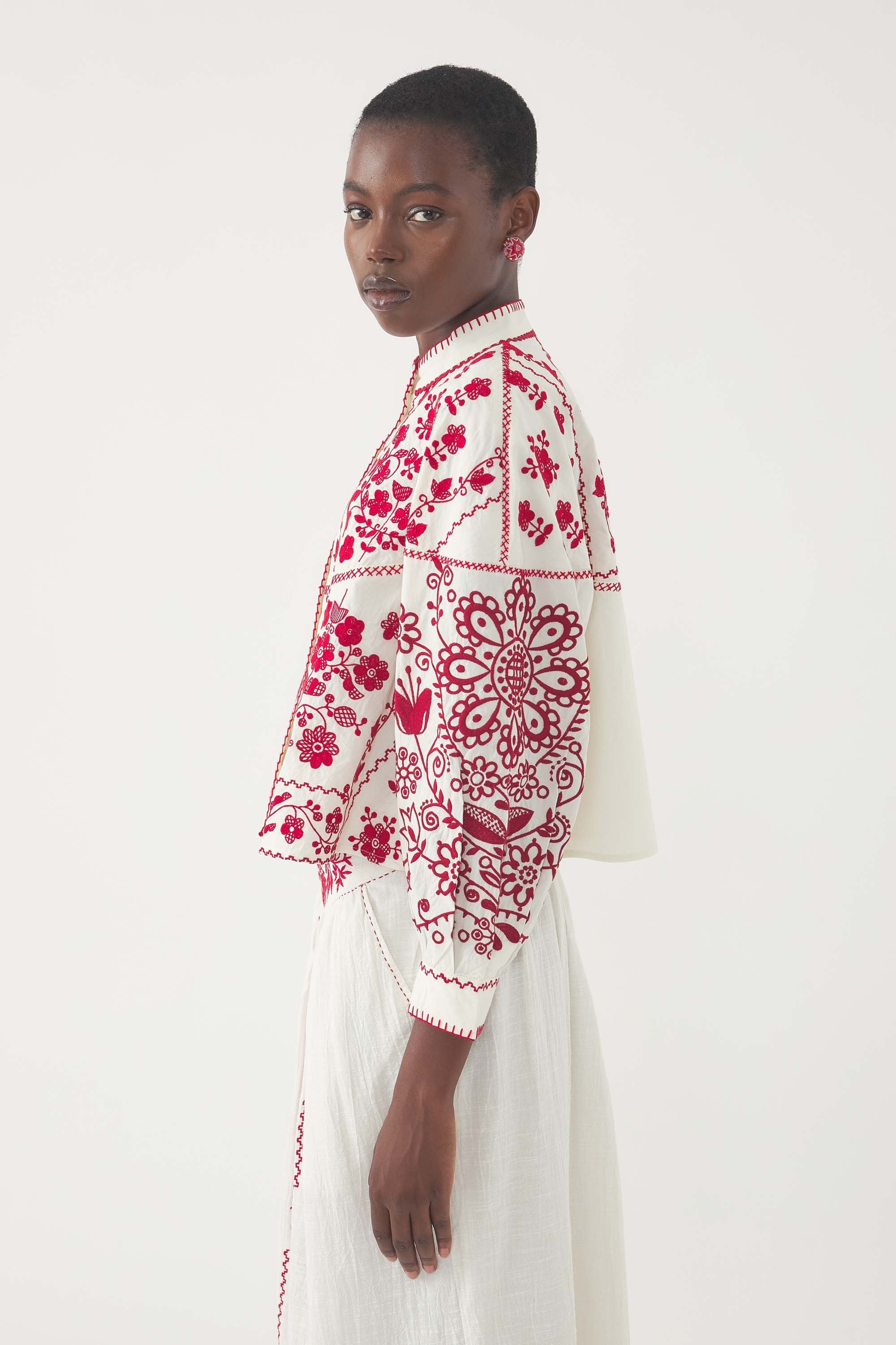 Blusa bordada Mamie