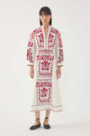 Embroidered Maxi Dress Mamie