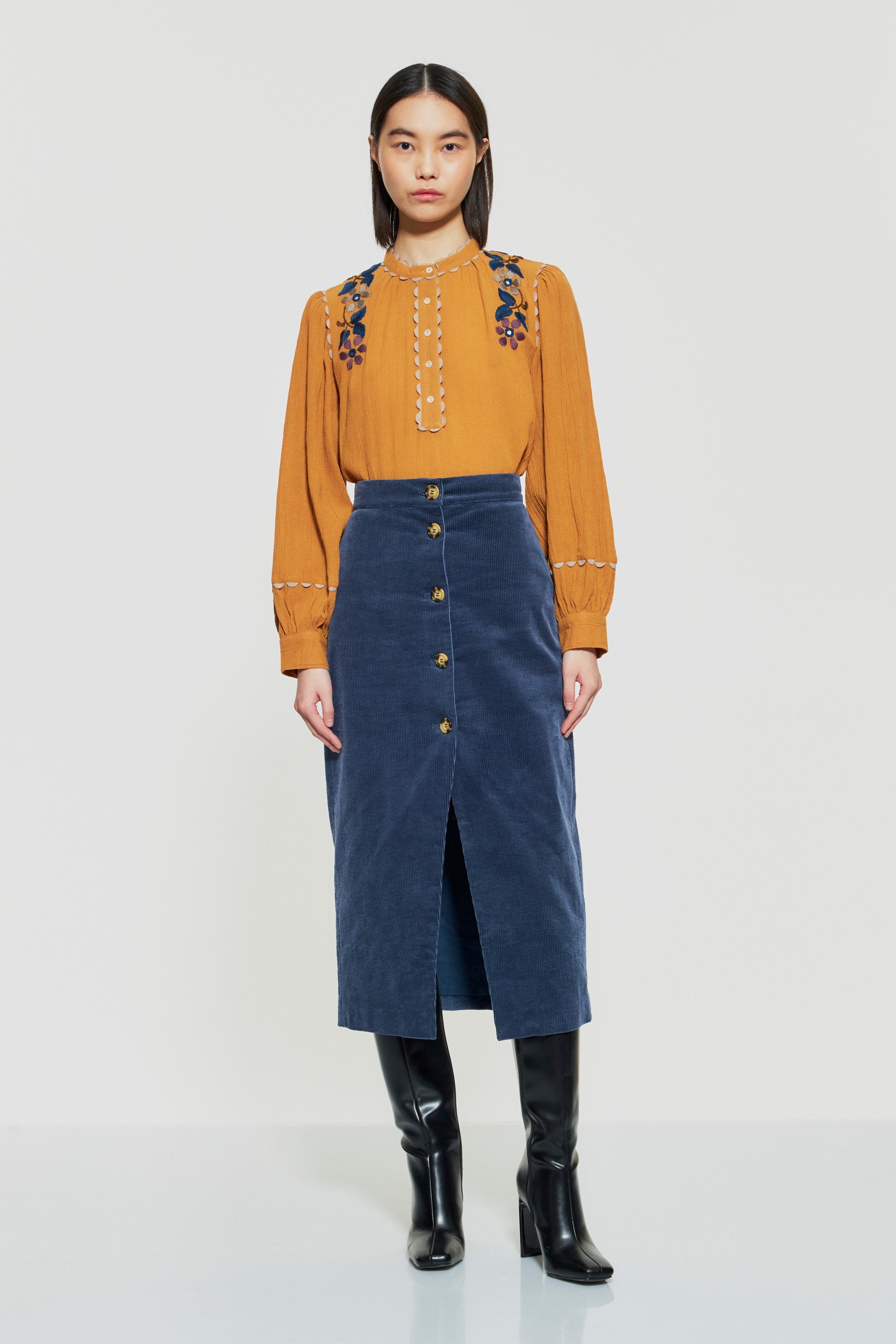 Blouse brodée Mathilda