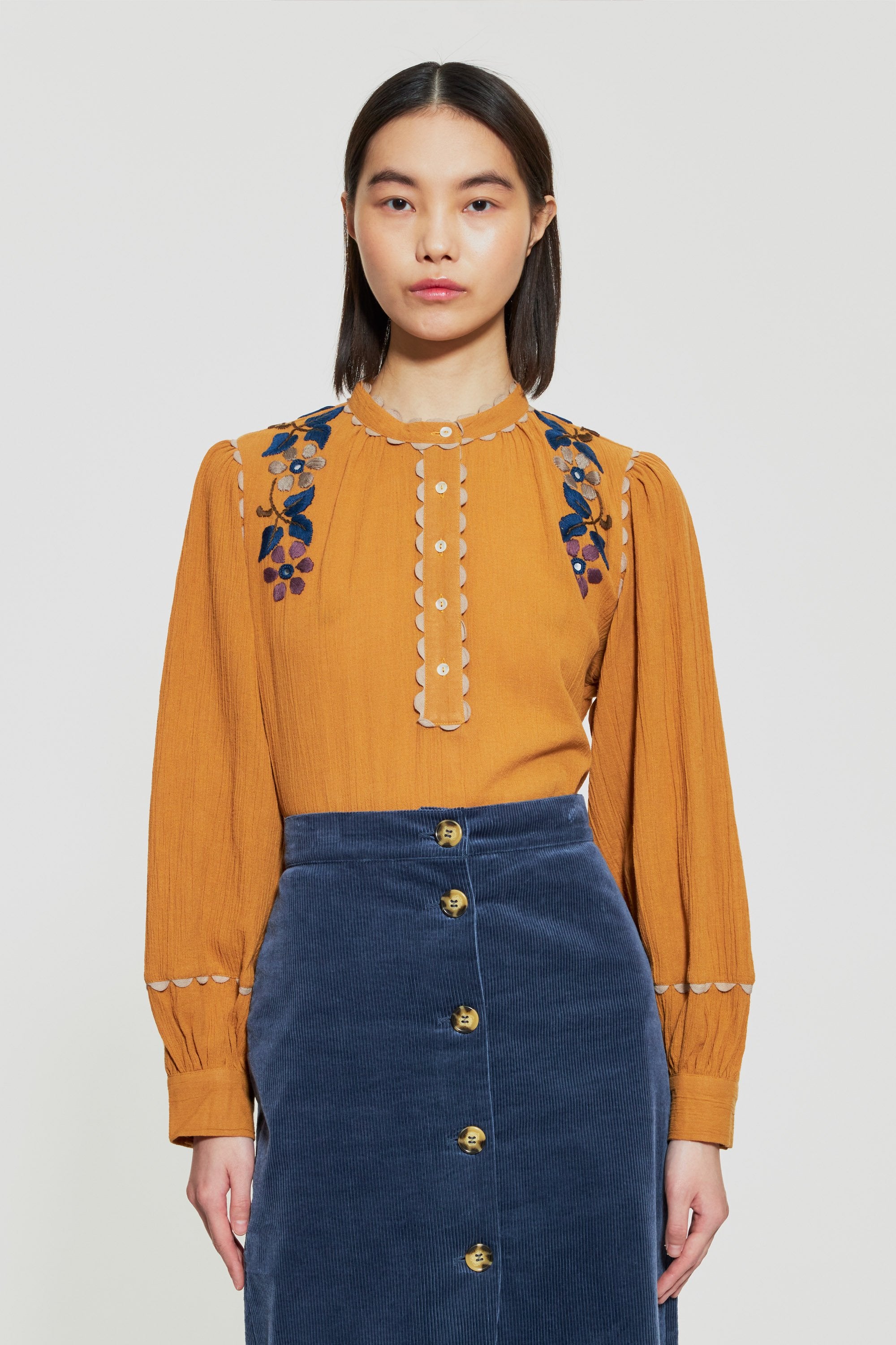 Blouse brodée Mathilda