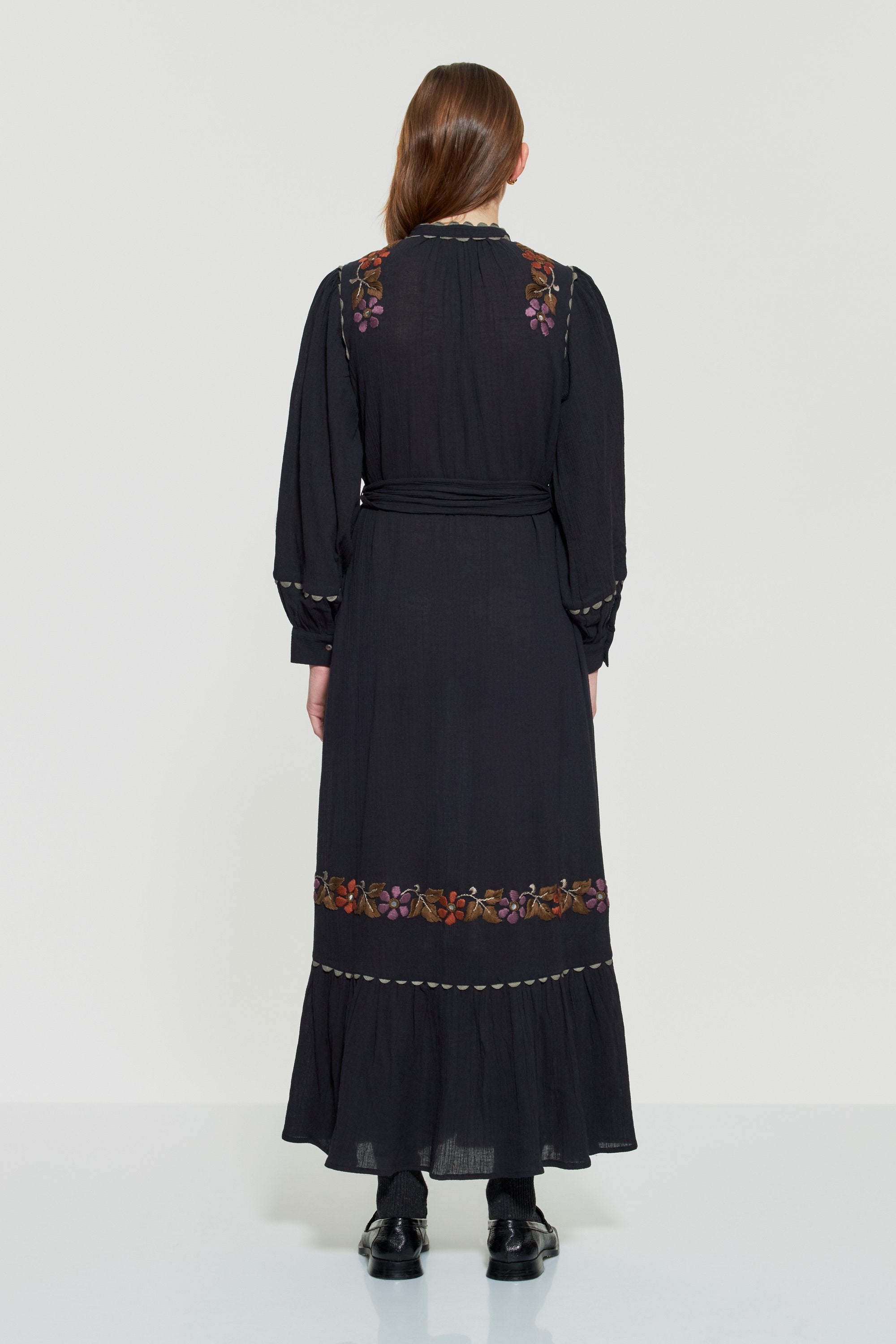Mathilda embroidered maxi dress