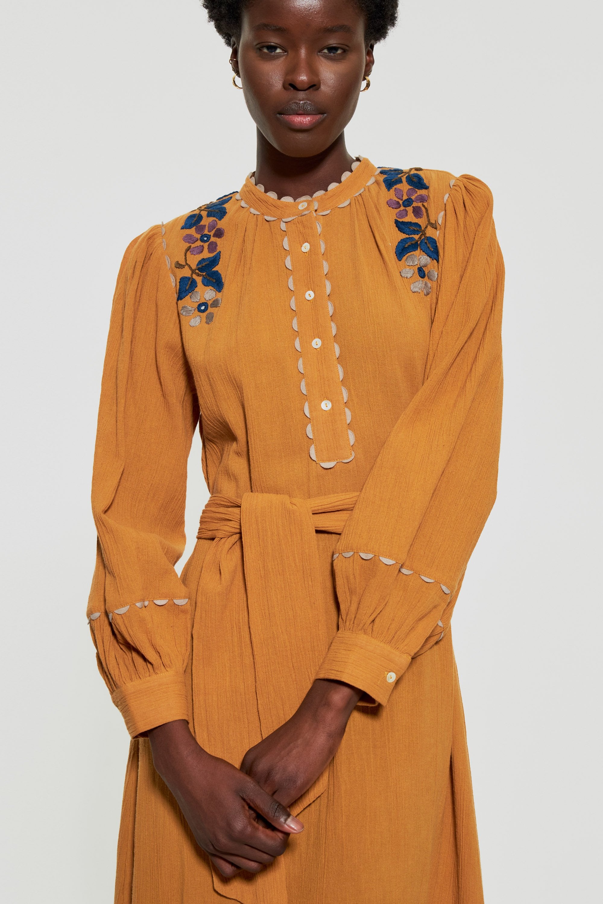 Vani embroidered maxi dress