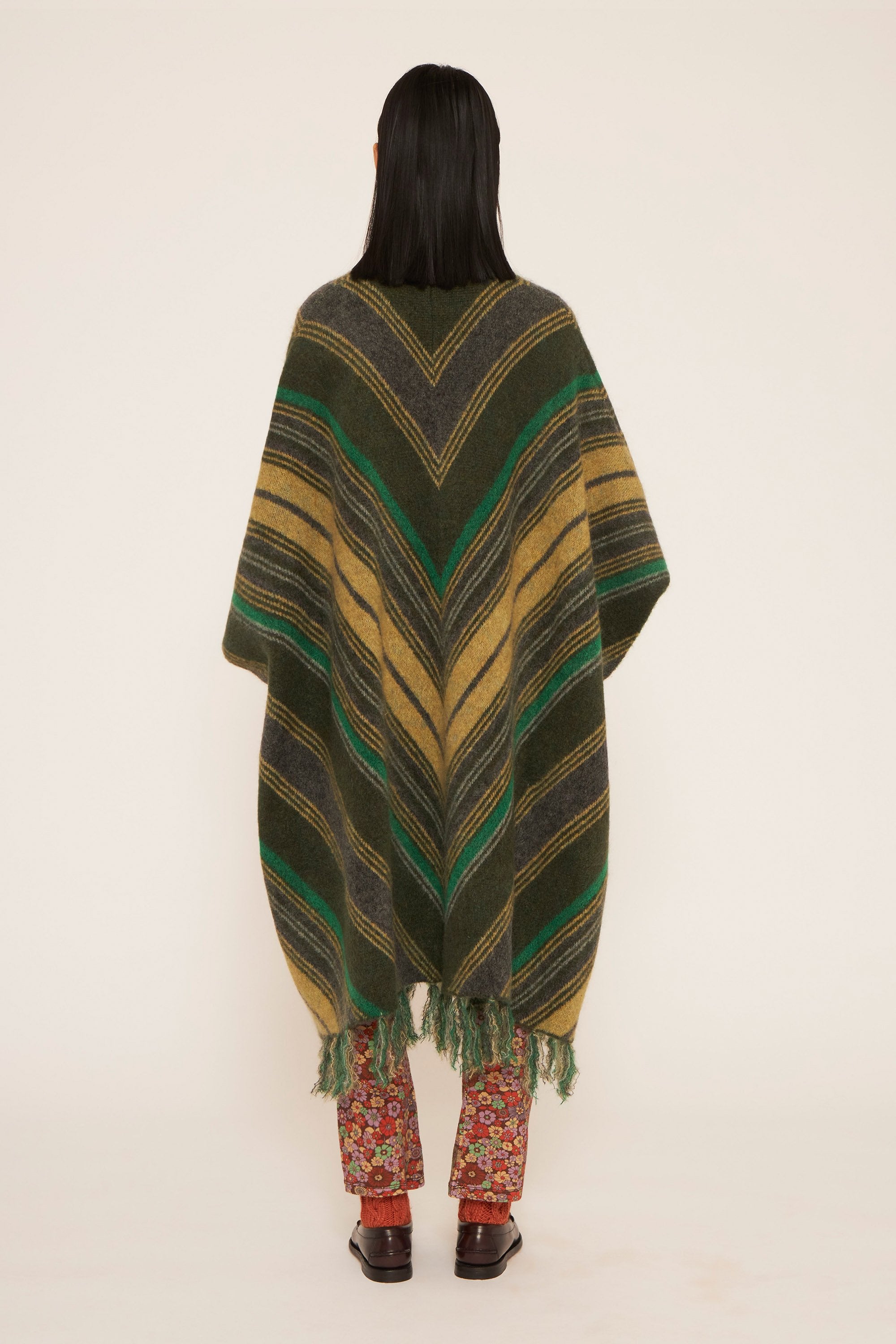 Poncho aus Mohairwolle Maya