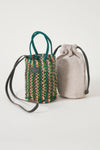 Small hand-braided leather bag Meryl
