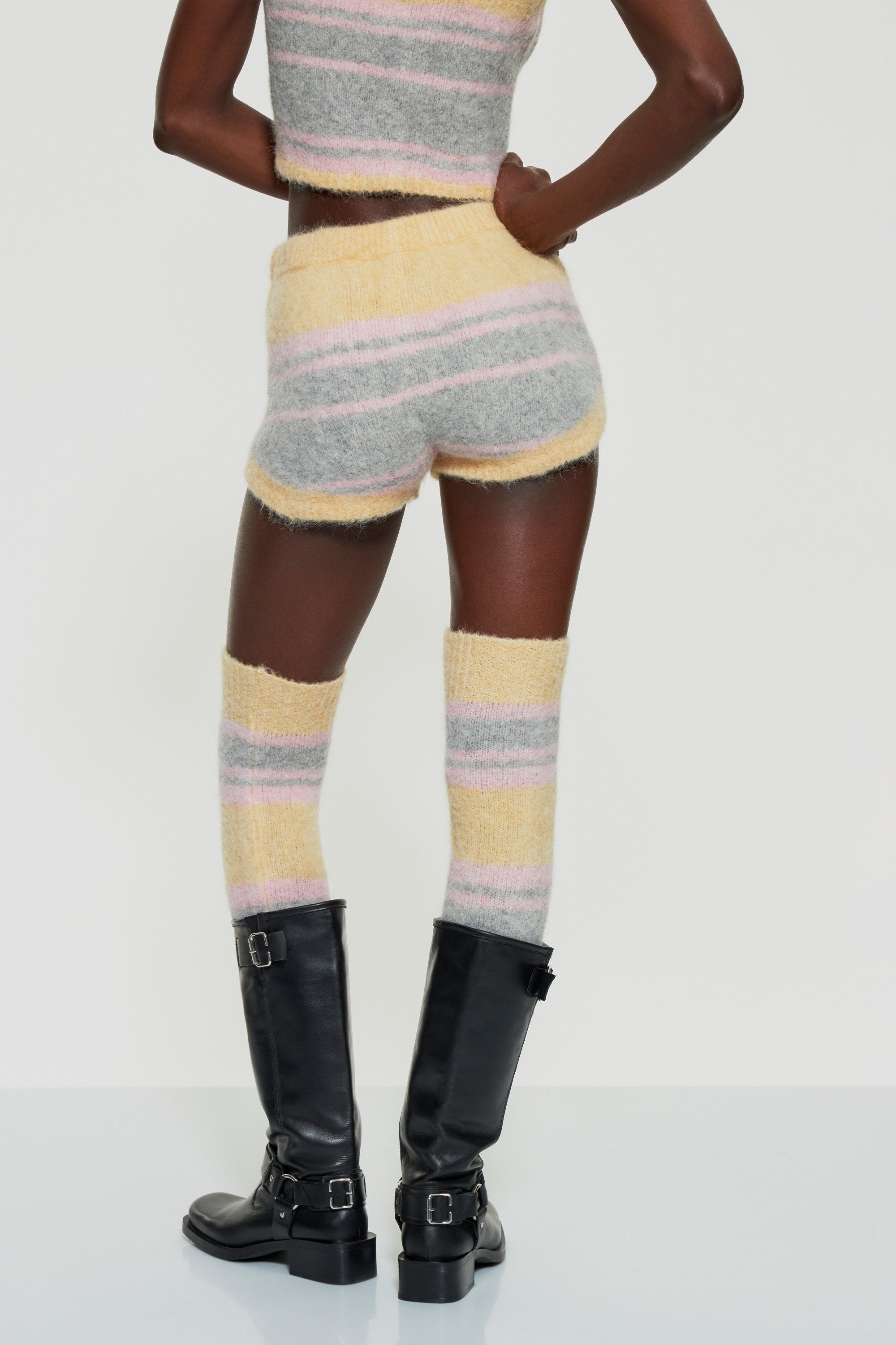 Mila alpaca wool shorts -