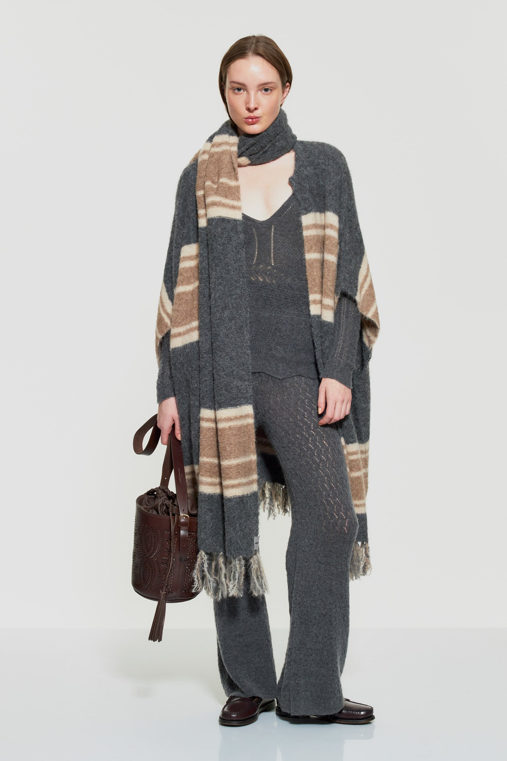 Mila alpaca wool scarf