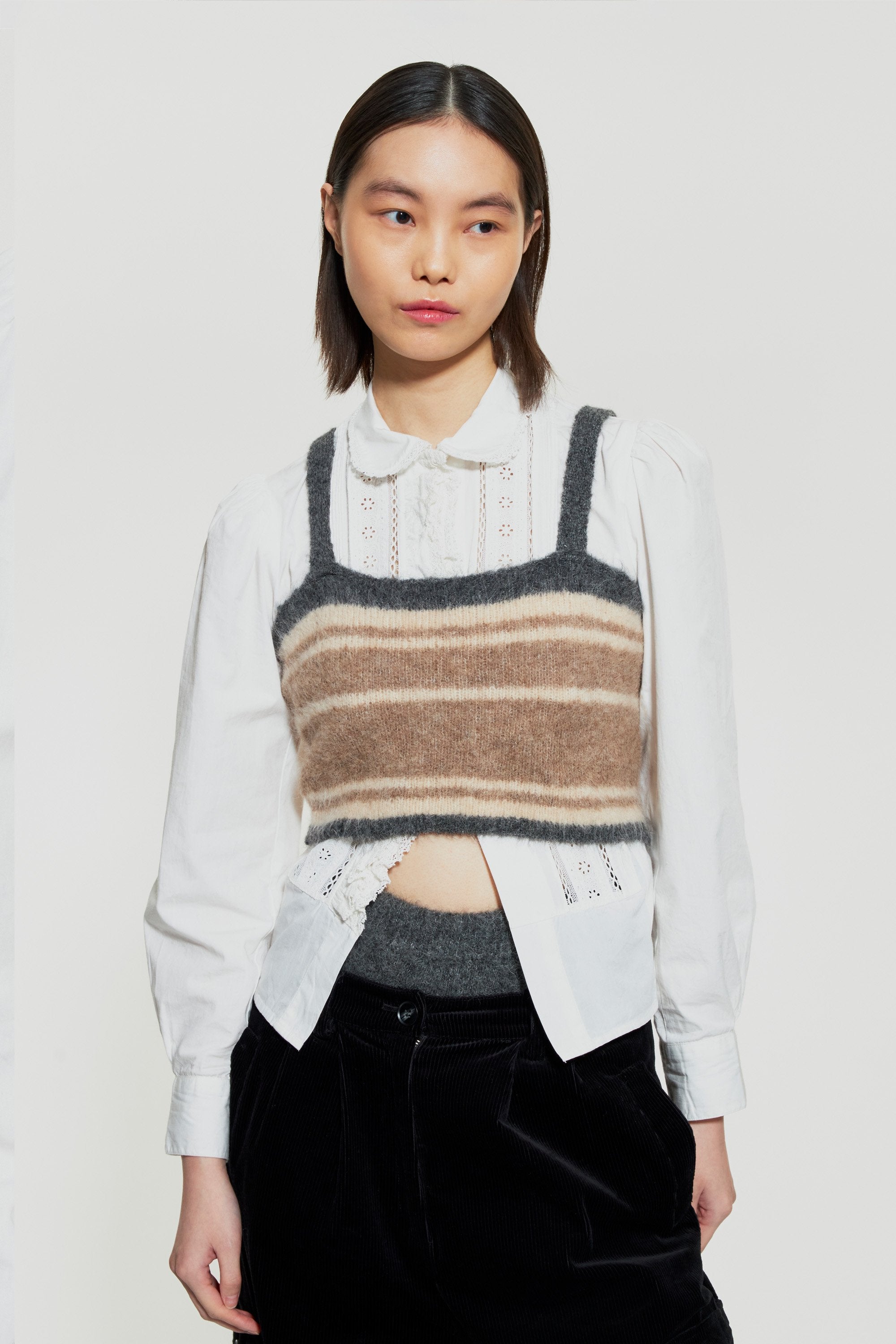 Mila alpaca wool top