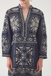 Vestido largo bordado Milos