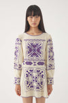 Embroidered Mini Dress Milos
