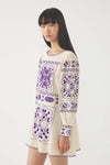 Embroidered Mini Dress Milos