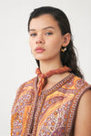 Bandana imprimé voile de coton Nalii