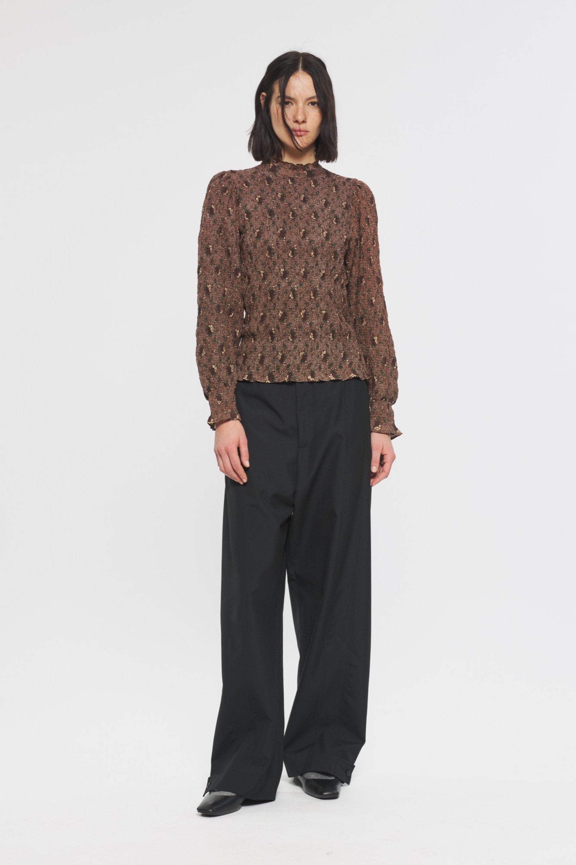 Blouse smockée paddy