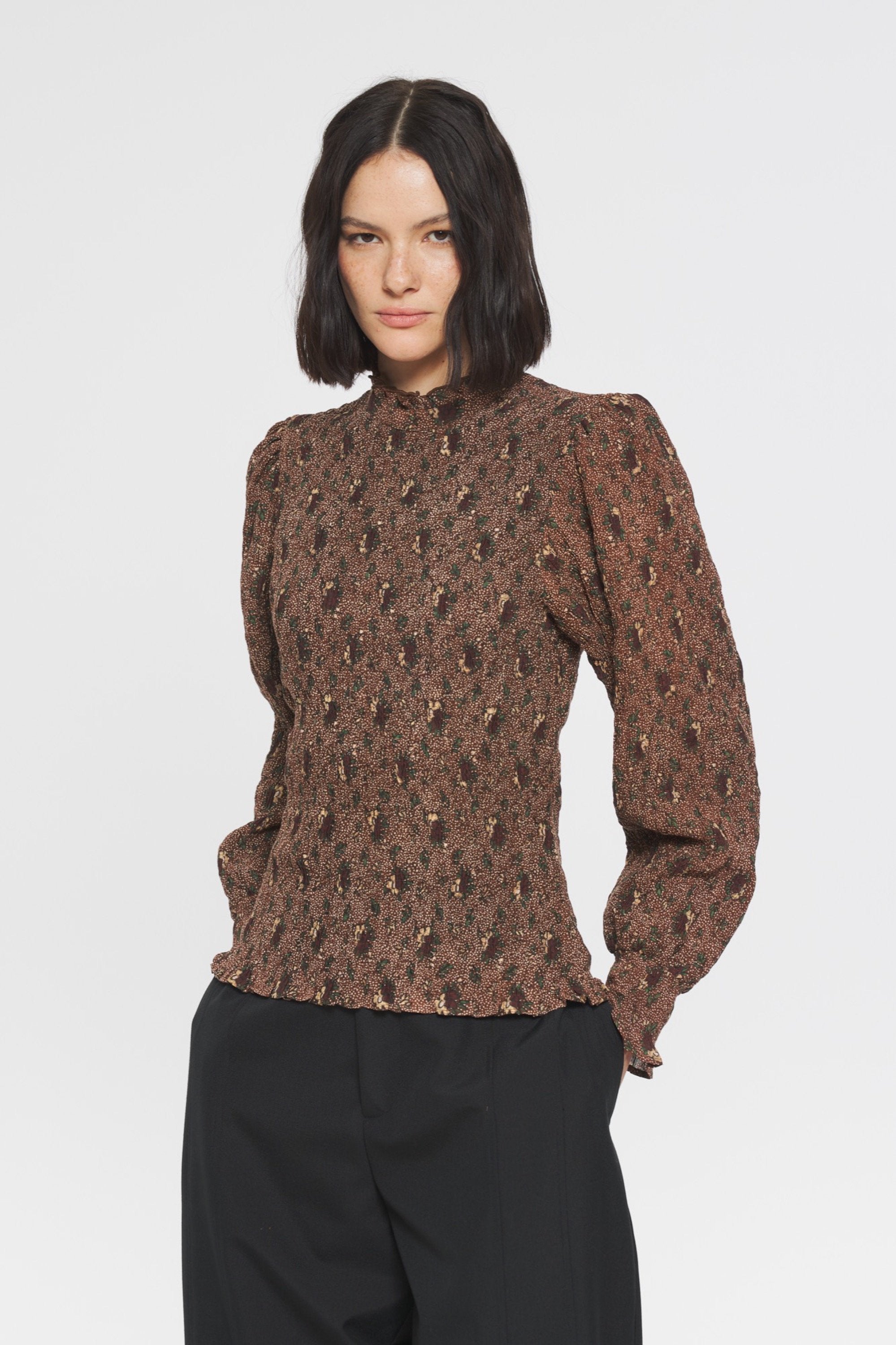 Blouse smockée paddy