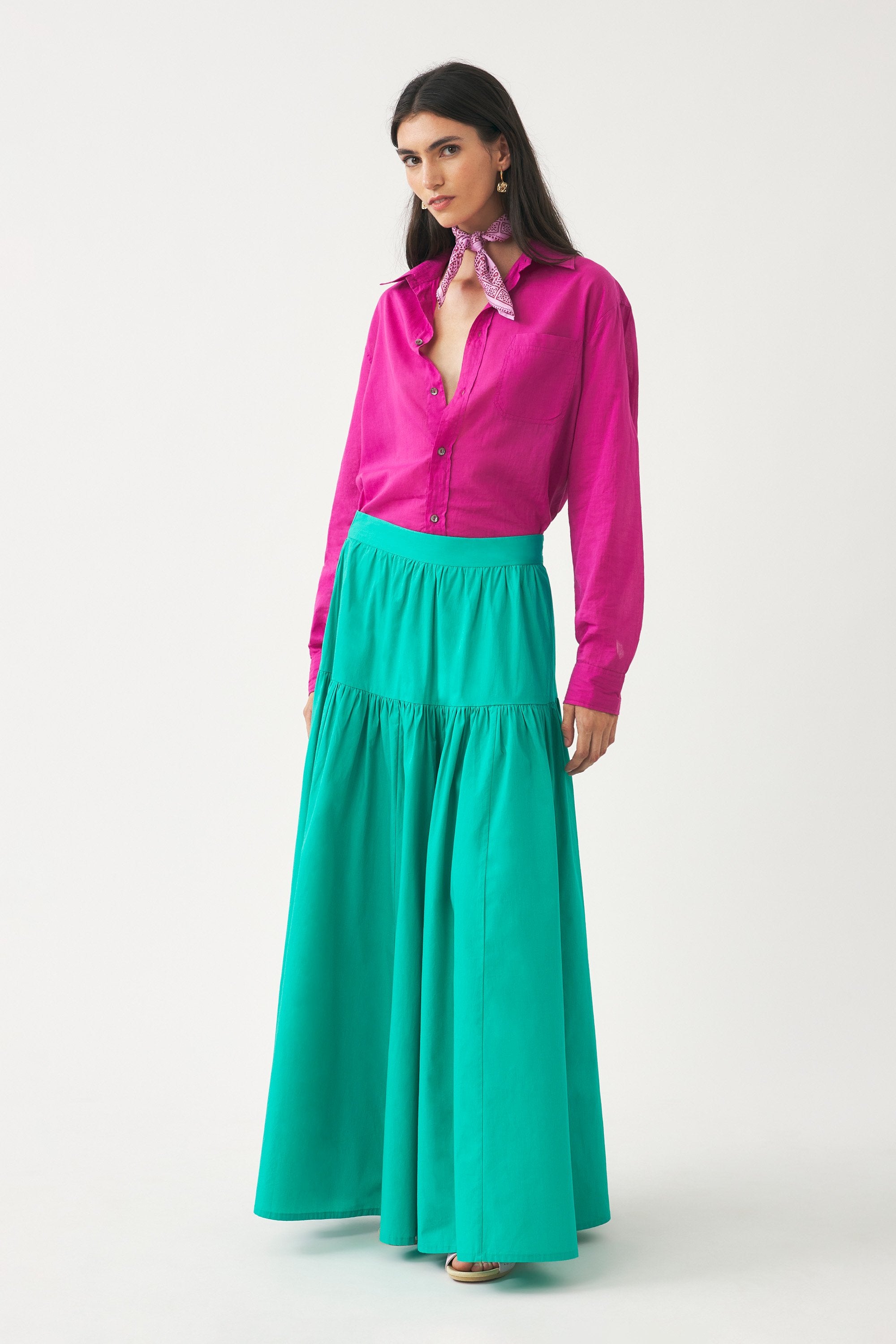 Maxi skirt in Pop