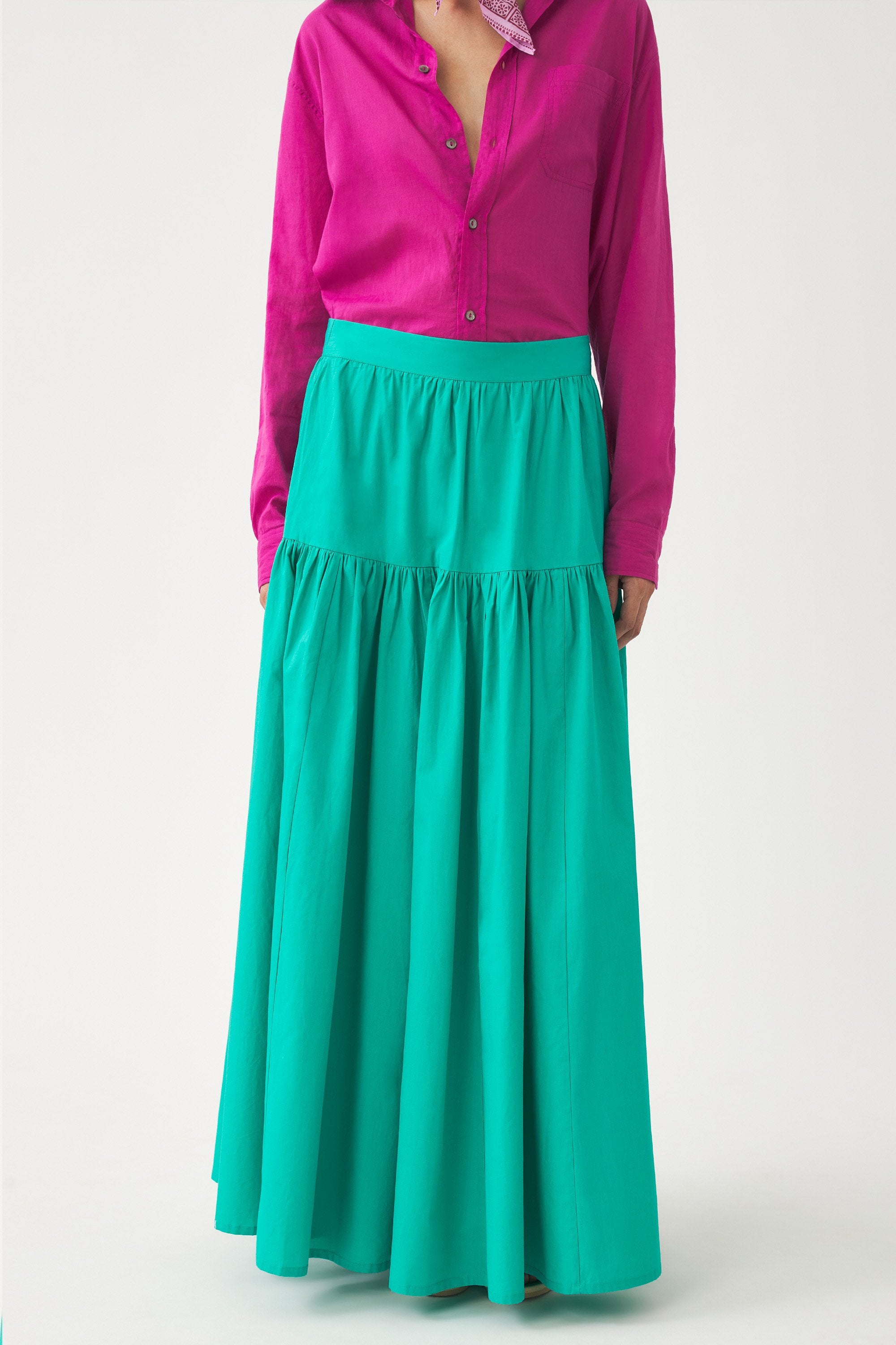 Maxi skirt in Pop